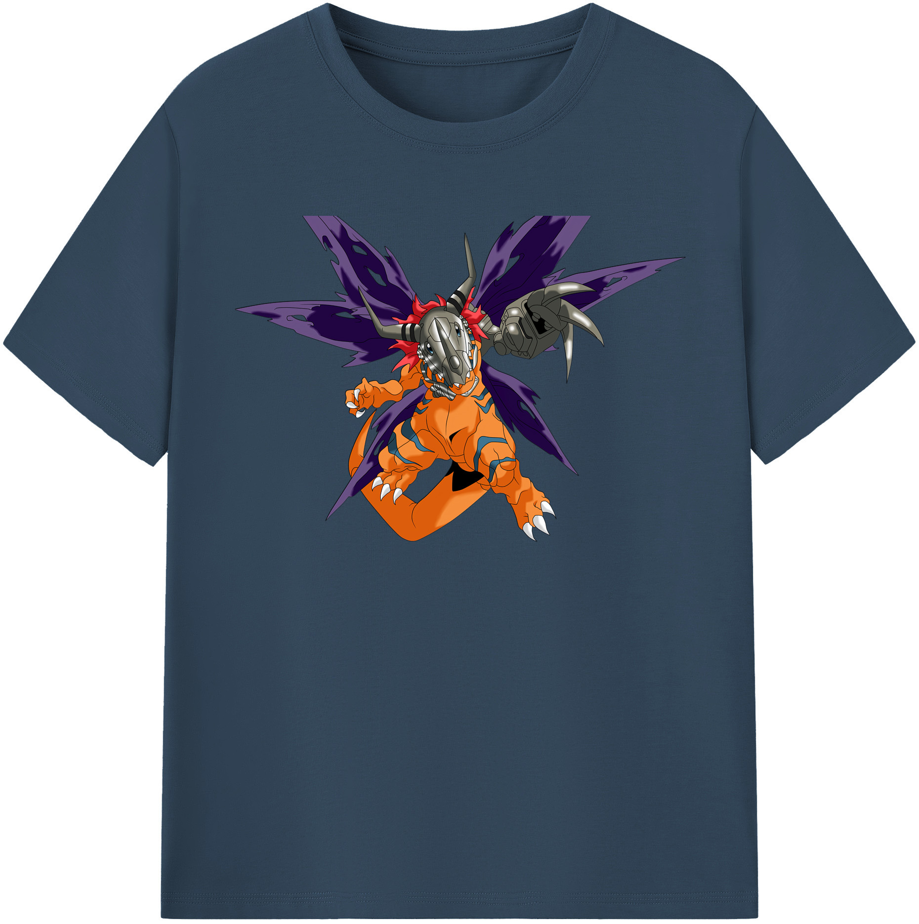 （画像用） Digimon デジタルモンスター/デジモン 綿100％半袖Tシャツ（フロントプリント）