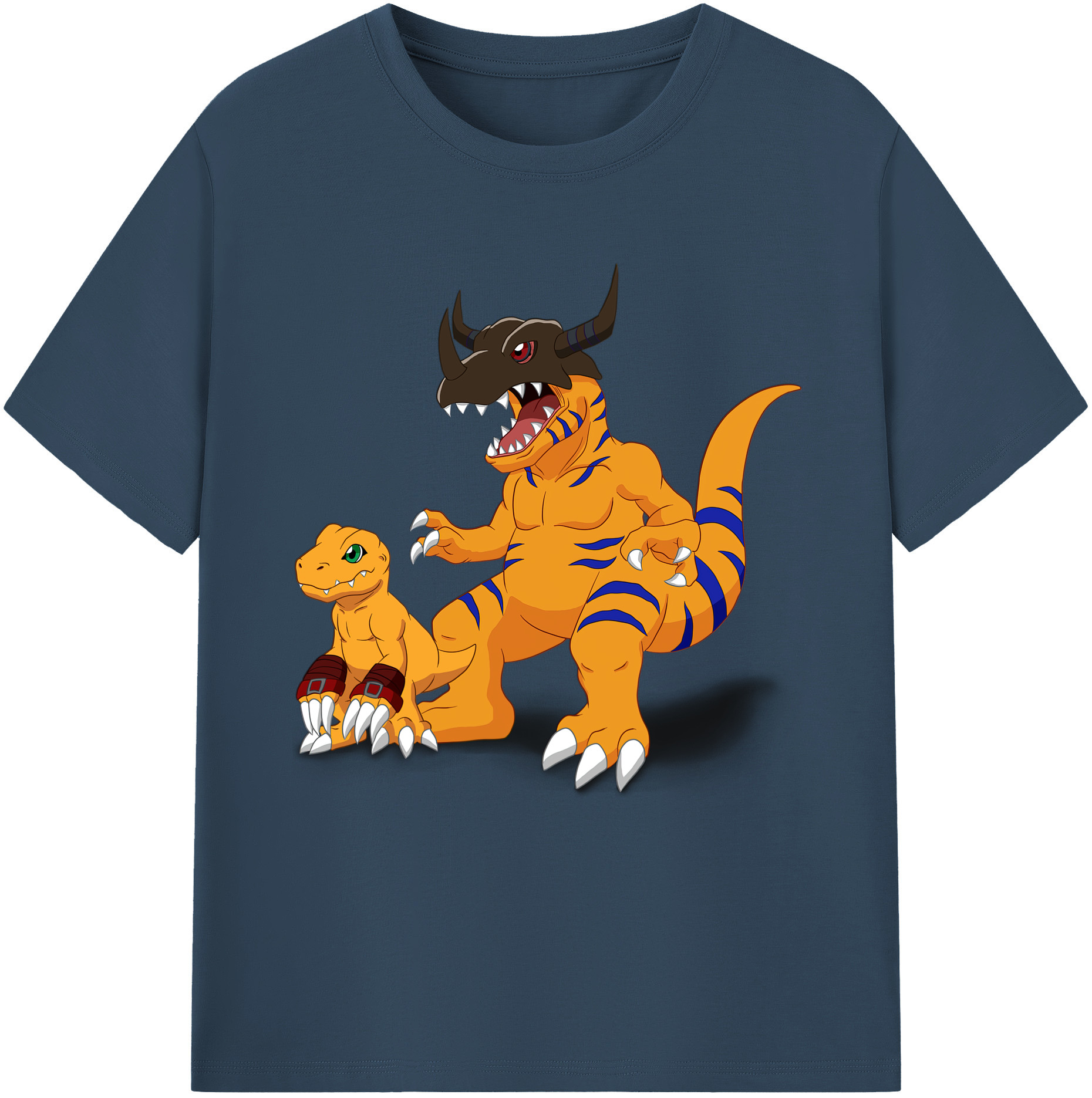 （画像用） Digimon デジタルモンスター/デジモン 綿100％半袖Tシャツ（フロントプリント）