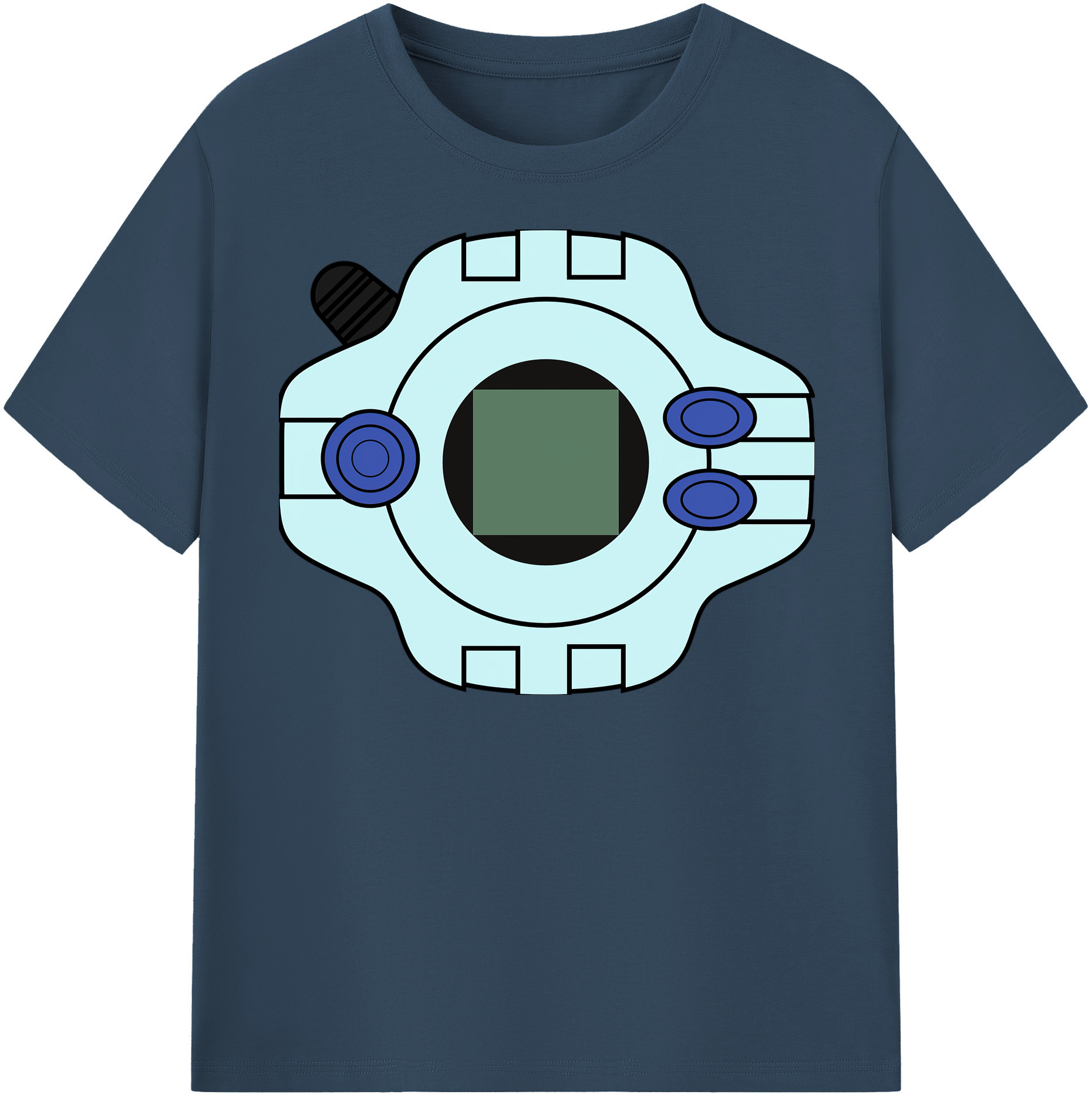 （画像用） Digimon デジタルモンスター/デジモン 綿100％半袖Tシャツ（フロントプリント）