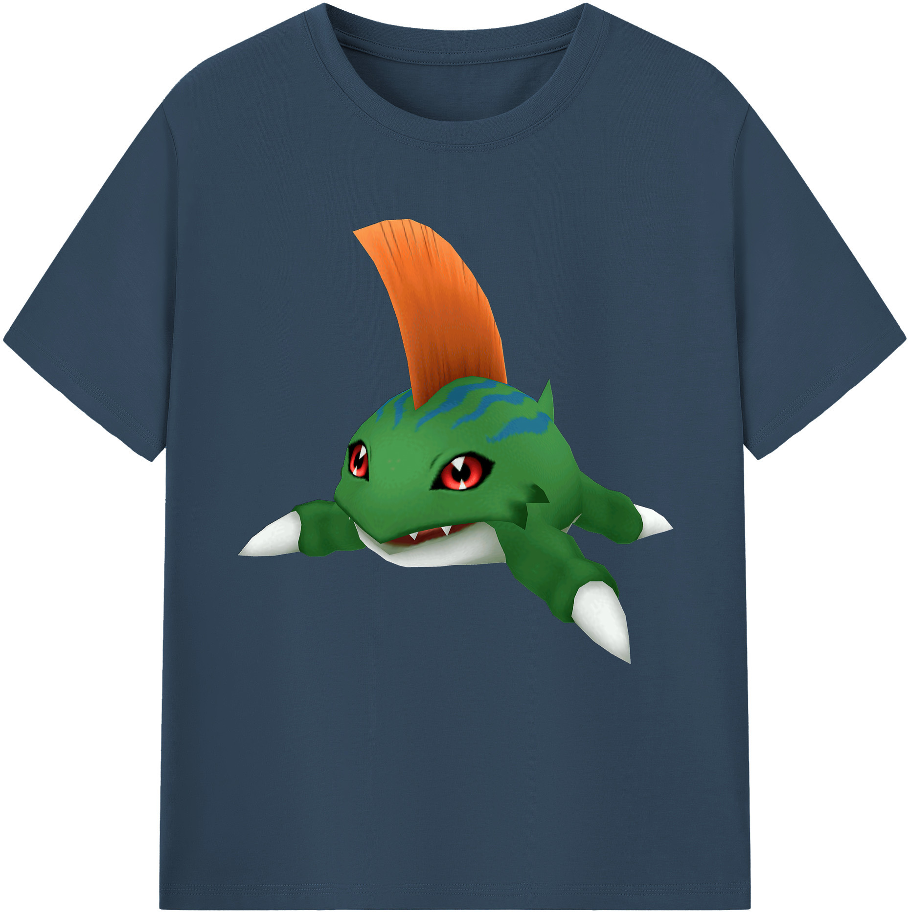 （画像用） Digimon デジタルモンスター/デジモン 綿100％半袖Tシャツ（フロントプリント）