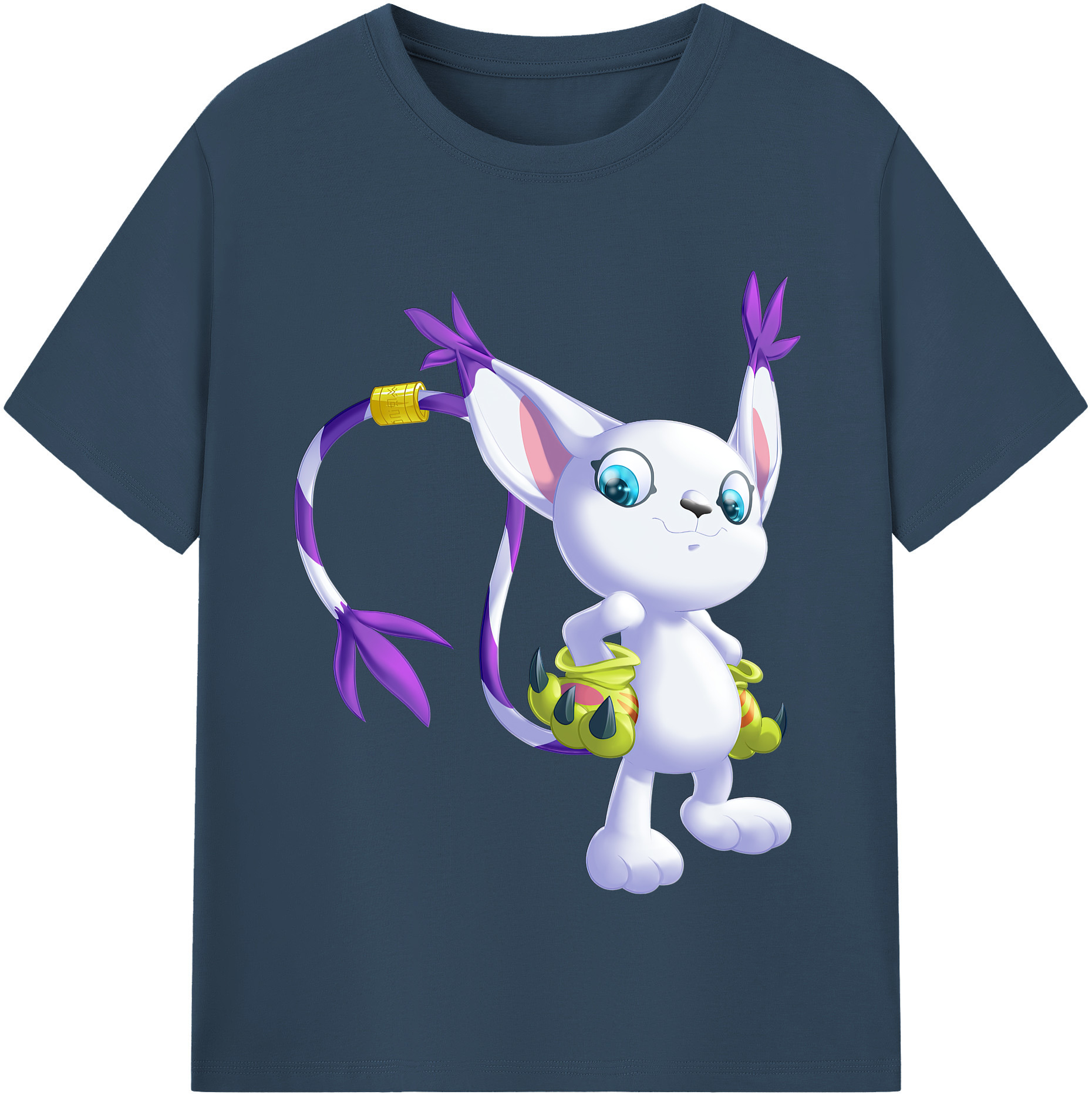 （画像用） Digimon デジタルモンスター/デジモン 綿100％半袖Tシャツ（フロントプリント）