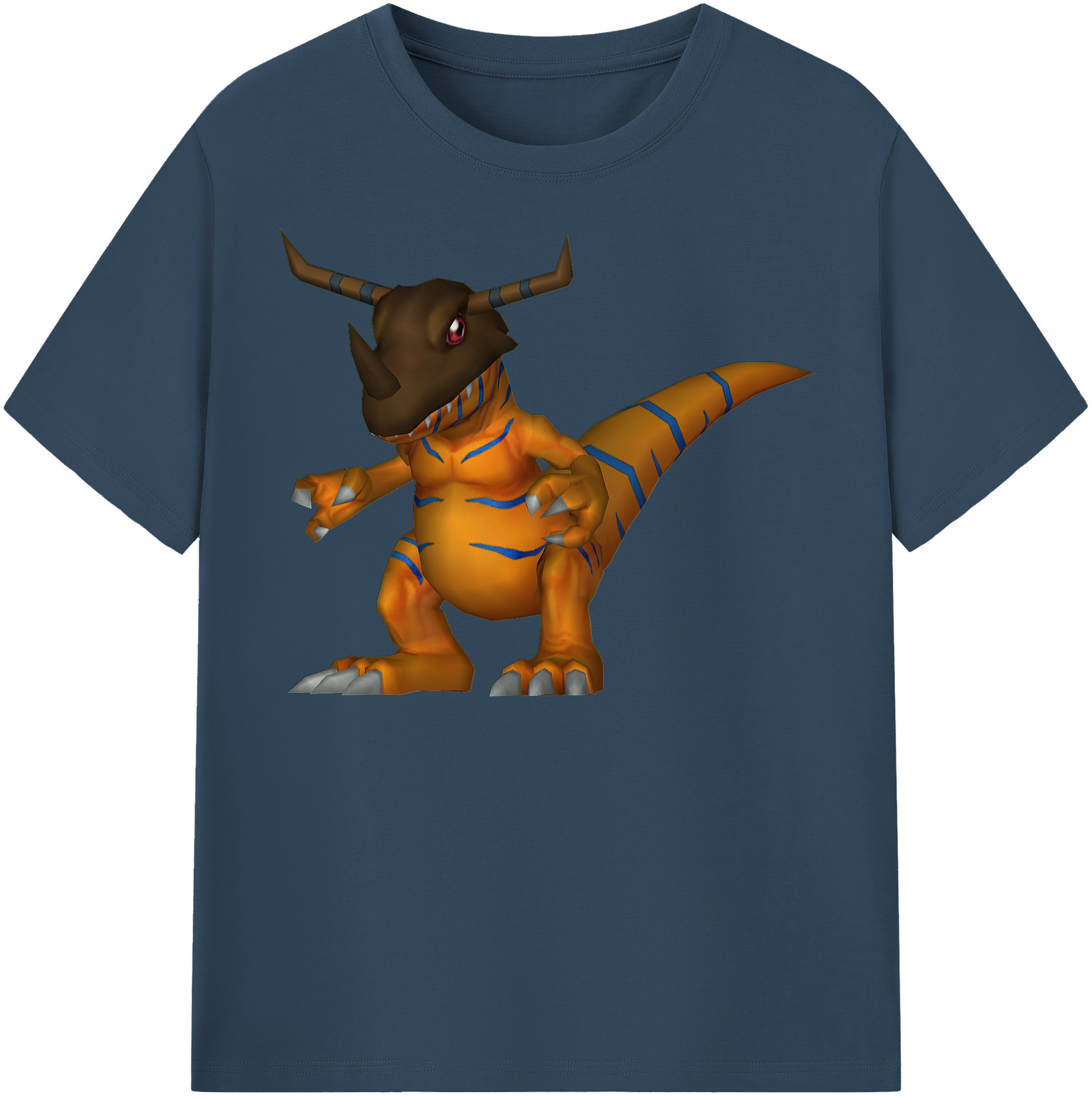 （画像用） Digimon デジタルモンスター/デジモン 綿100％半袖Tシャツ（フロントプリント）