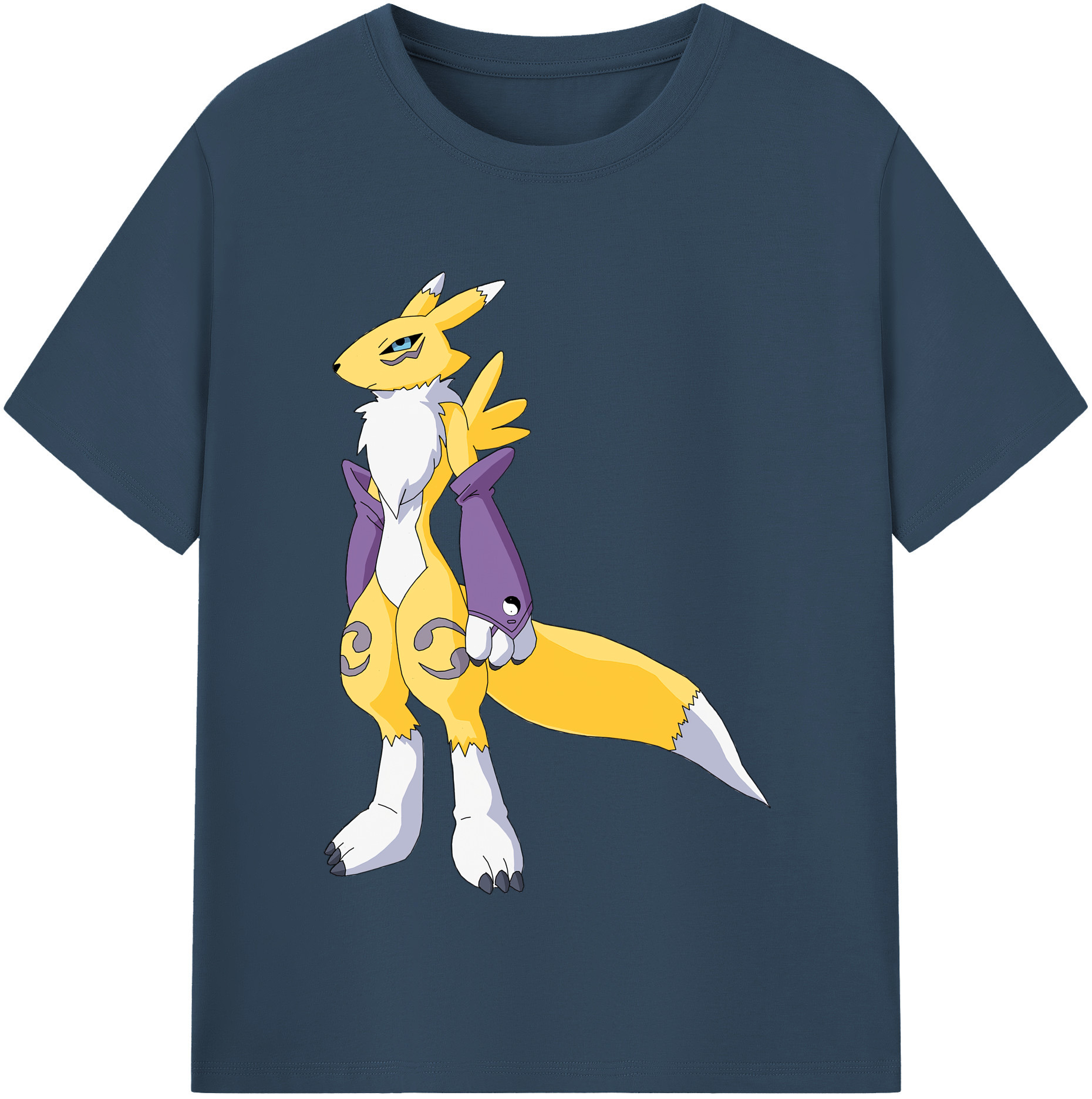 （画像用） Digimon デジタルモンスター/デジモン 綿100％半袖Tシャツ（フロントプリント）