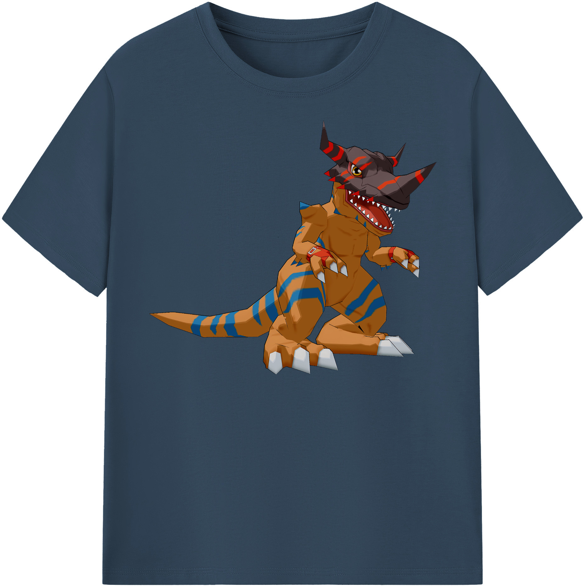 （画像用） Digimon デジタルモンスター/デジモン 綿100％半袖Tシャツ（フロントプリント）