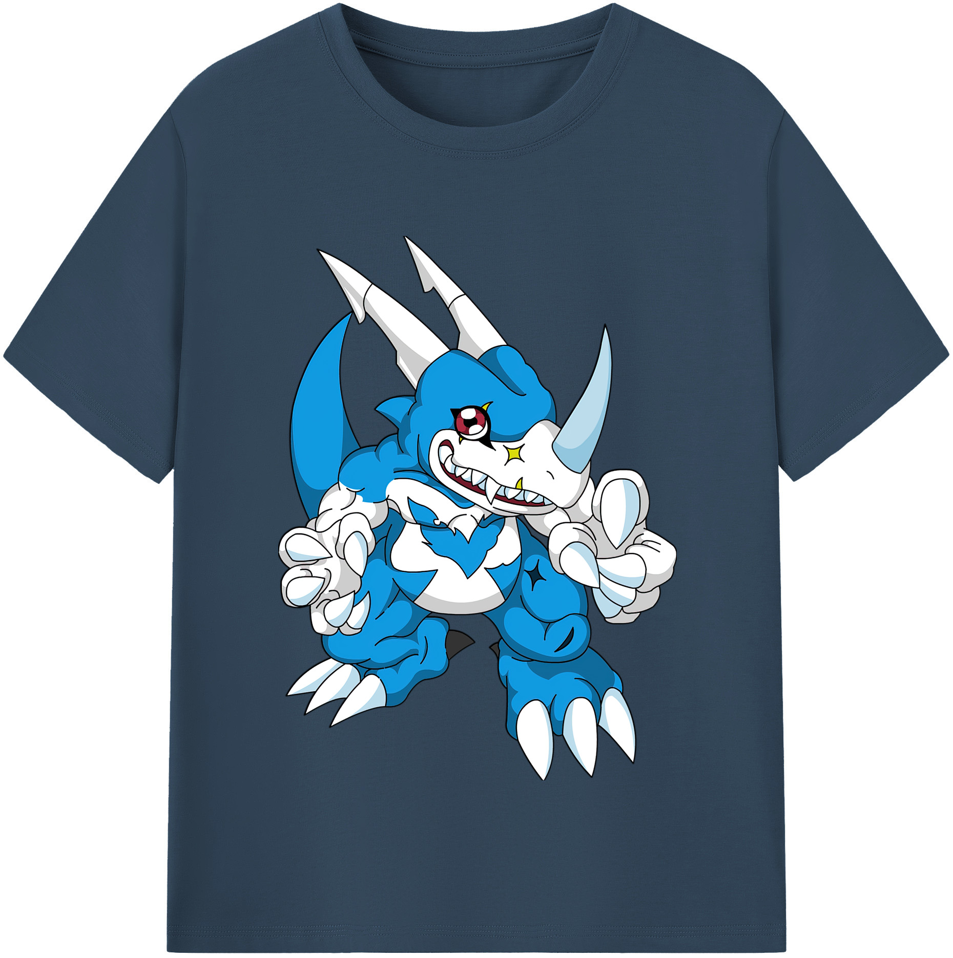 （画像用） Digimon デジタルモンスター/デジモン 綿100％半袖Tシャツ（フロントプリント）