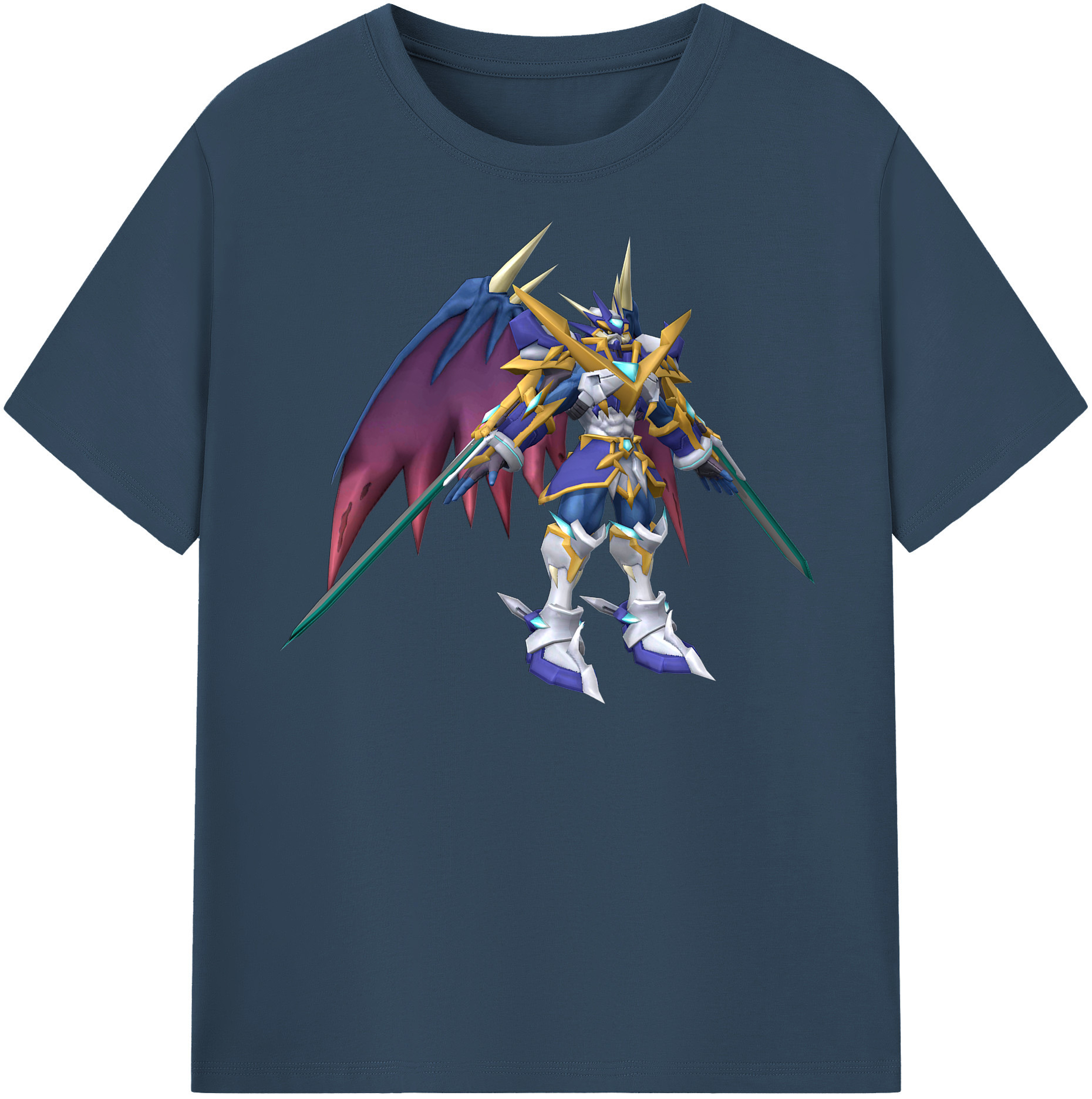 （画像用） Digimon デジタルモンスター/デジモン 綿100％半袖Tシャツ（フロントプリント）