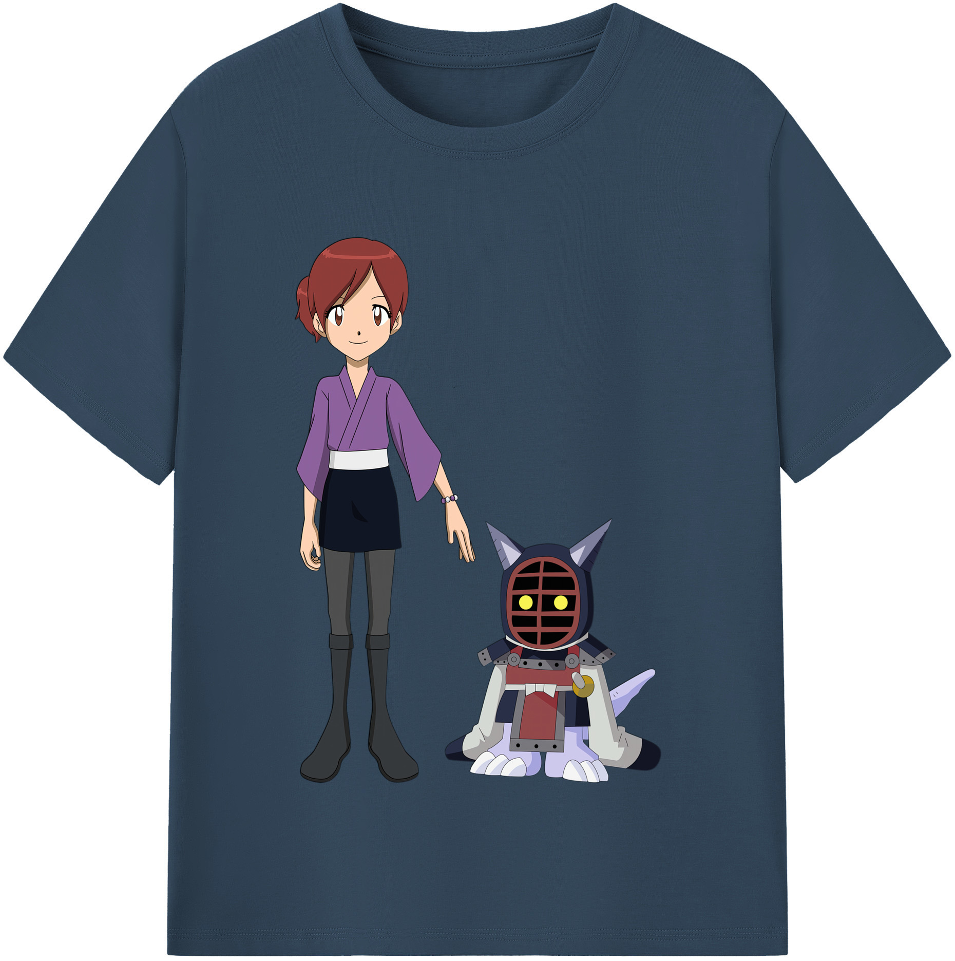 （画像用） Digimon デジタルモンスター/デジモン 綿100％半袖Tシャツ（フロントプリント）