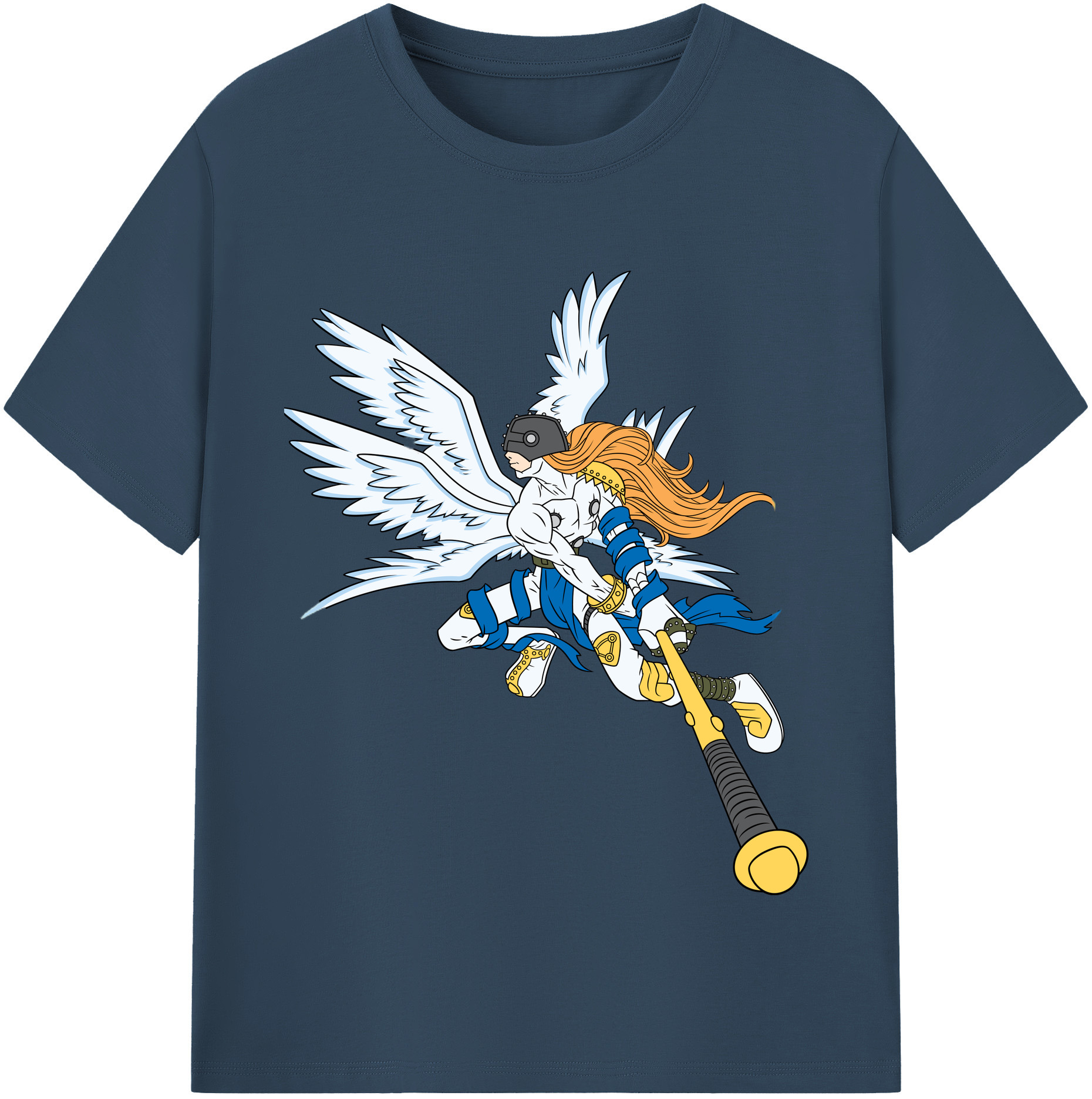 （画像用） Digimon デジタルモンスター/デジモン 綿100％半袖Tシャツ（フロントプリント）