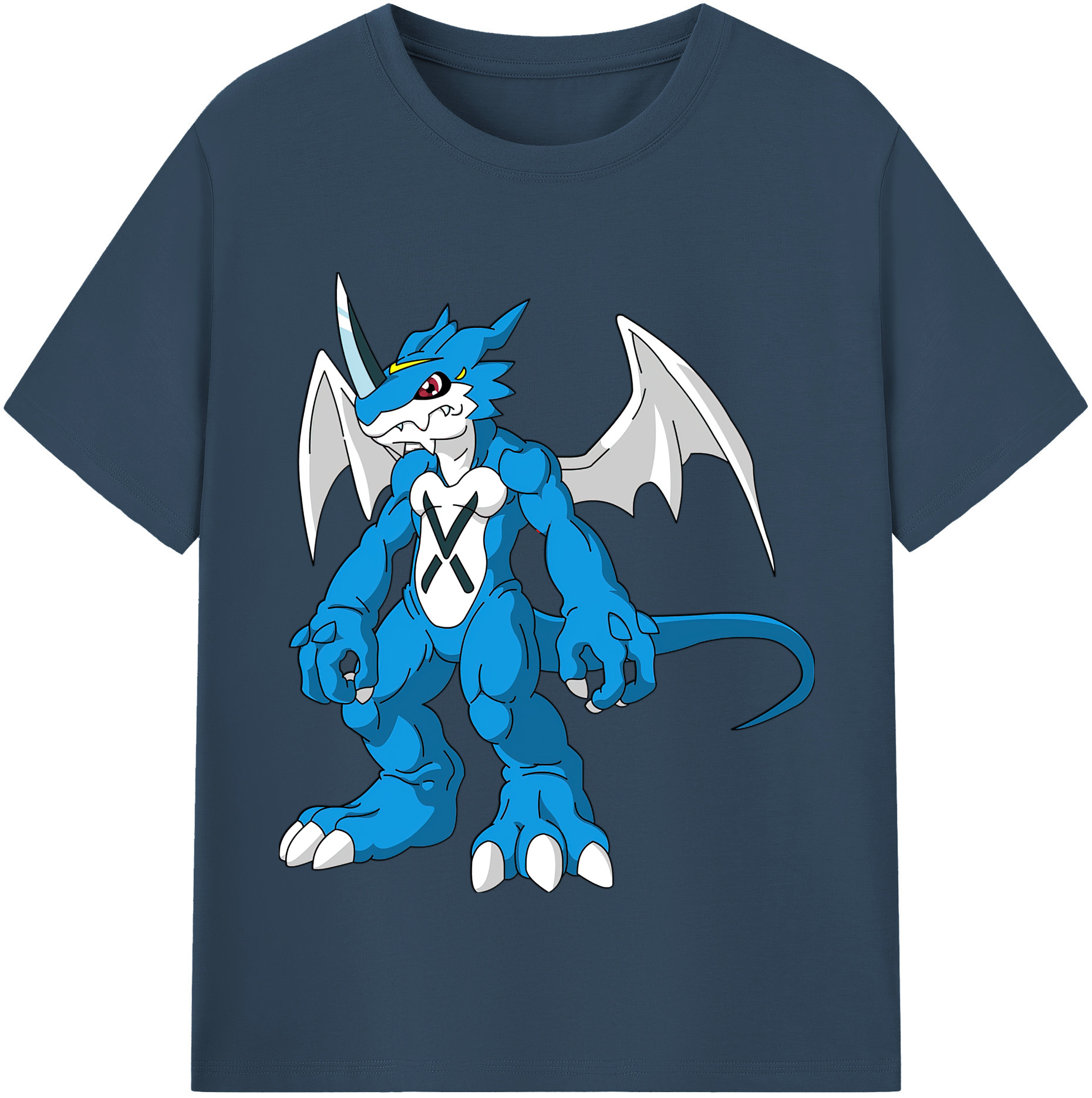 （画像用） Digimon デジタルモンスター/デジモン 綿100％半袖Tシャツ（フロントプリント）