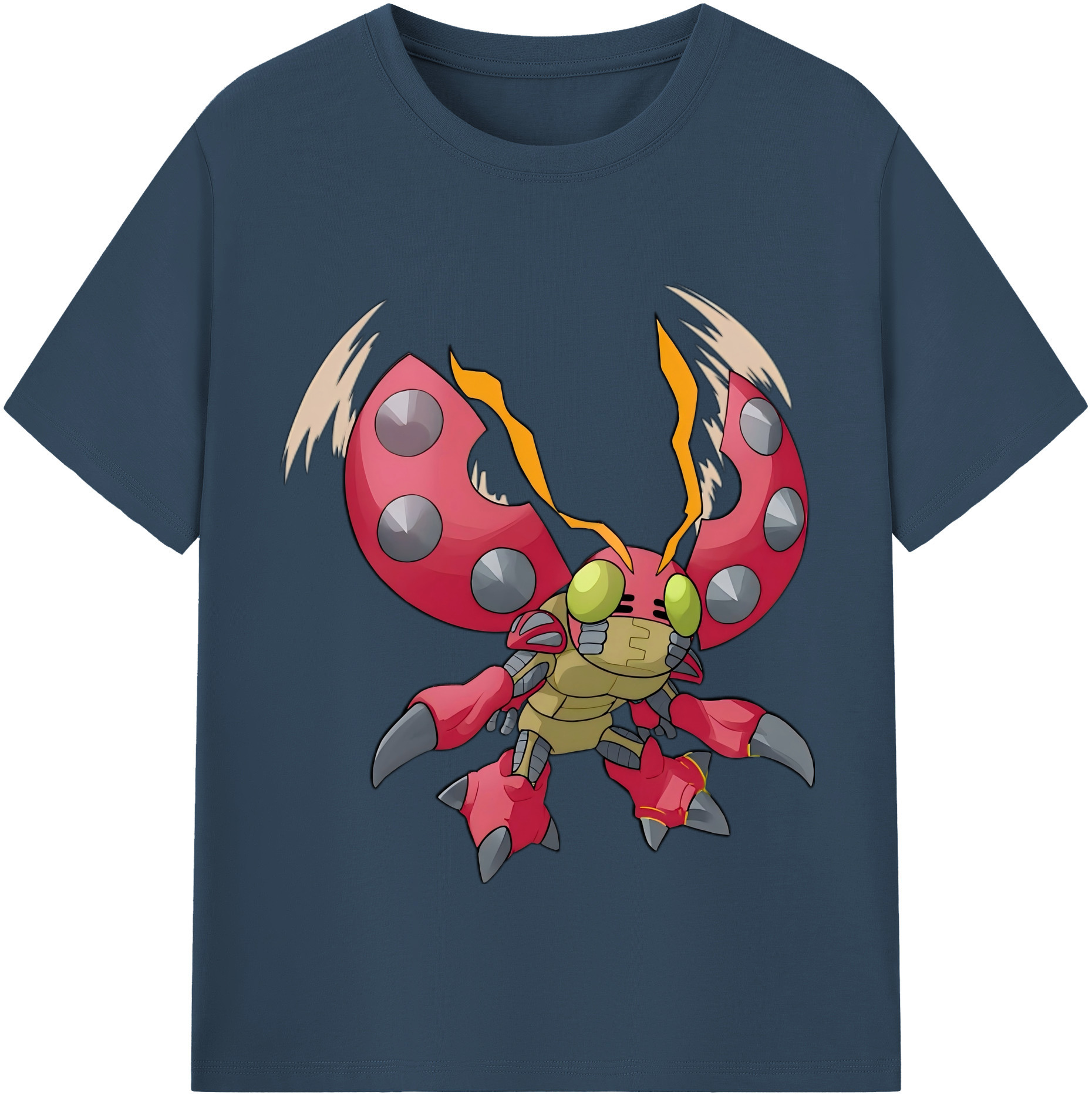 （画像用） Digimon デジタルモンスター/デジモン 綿100％半袖Tシャツ（フロントプリント）