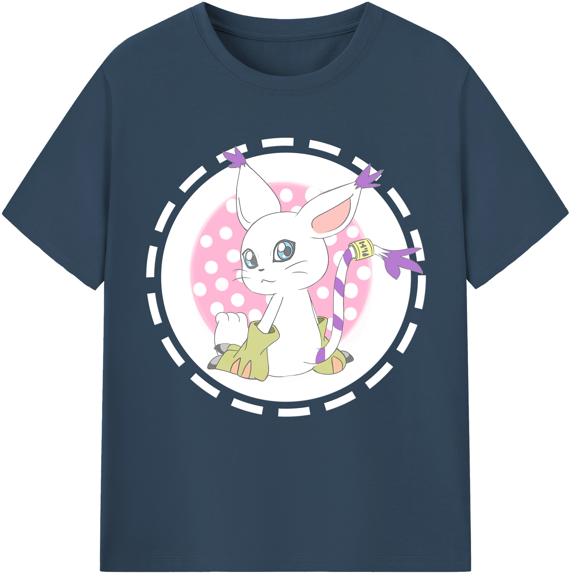（画像用） Digimon デジタルモンスター/デジモン 綿100％半袖Tシャツ（フロントプリント）