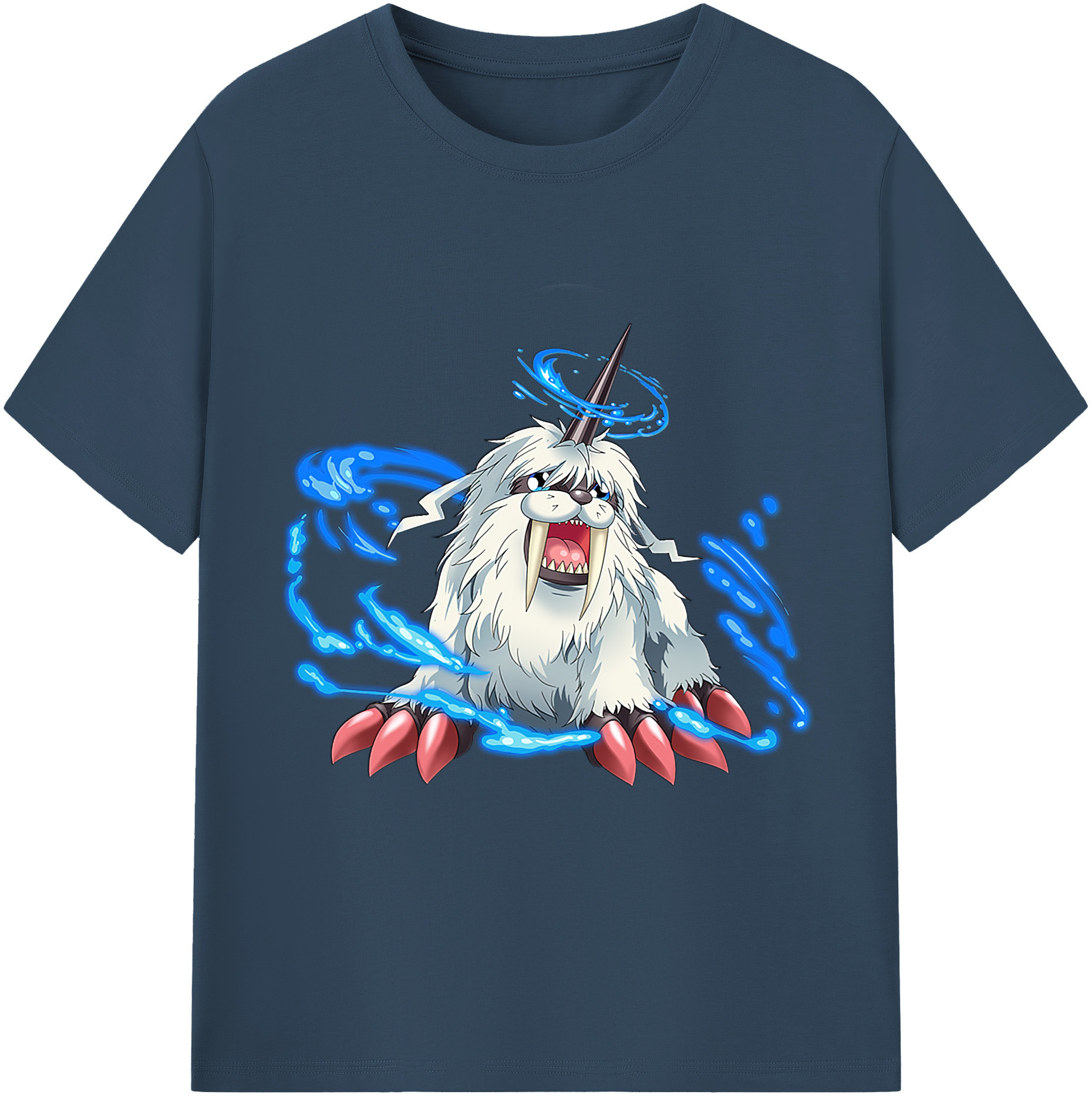 （画像用） Digimon デジタルモンスター/デジモン 綿100％半袖Tシャツ（フロントプリント）