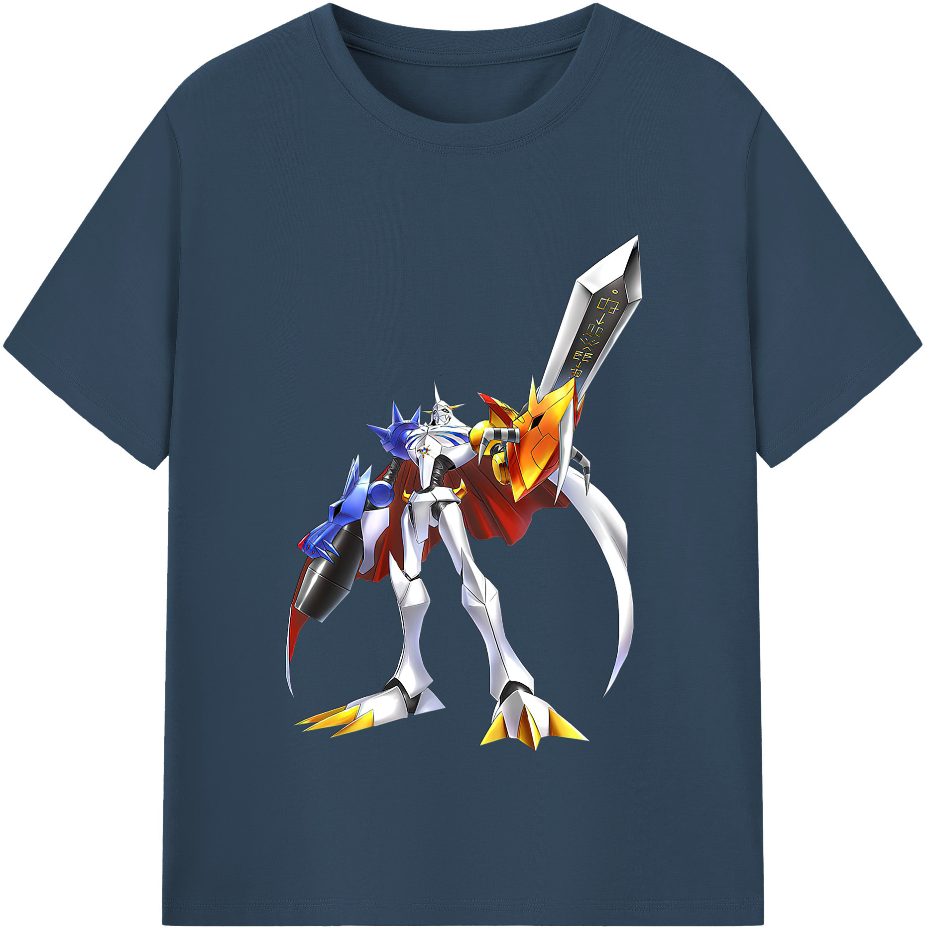 （画像用） Digimon デジタルモンスター/デジモン 綿100％半袖Tシャツ（フロントプリント）