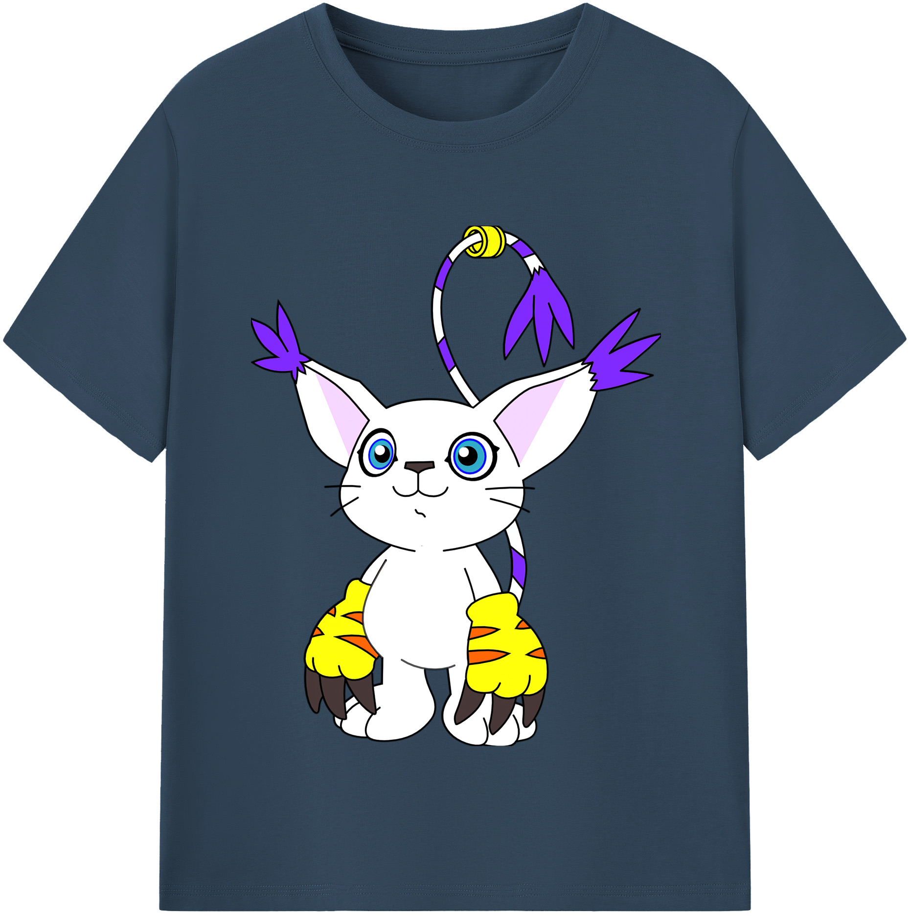 （画像用） Digimon デジタルモンスター/デジモン 綿100％半袖Tシャツ（フロントプリント）