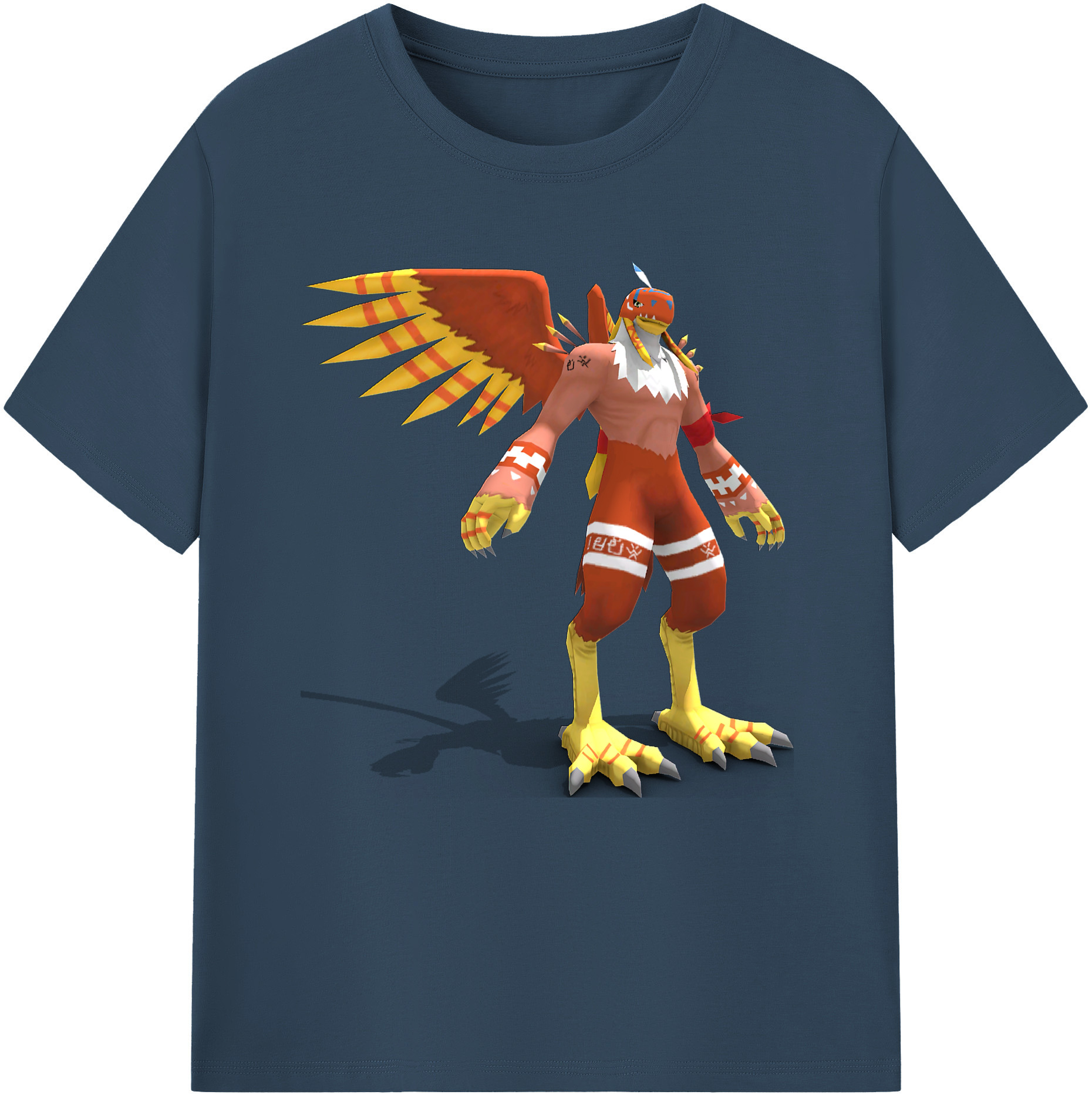 （画像用） Digimon デジタルモンスター/デジモン 綿100％半袖Tシャツ（フロントプリント）