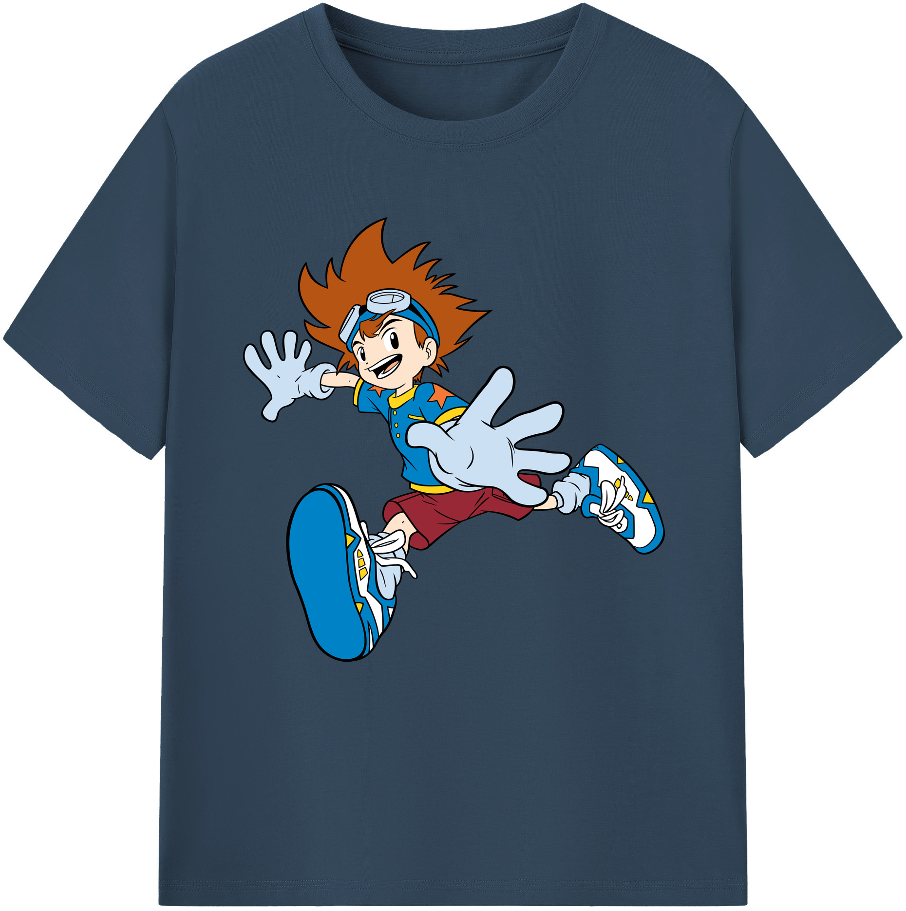 （画像用） Digimon デジタルモンスター/デジモン 綿100％半袖Tシャツ（フロントプリント）