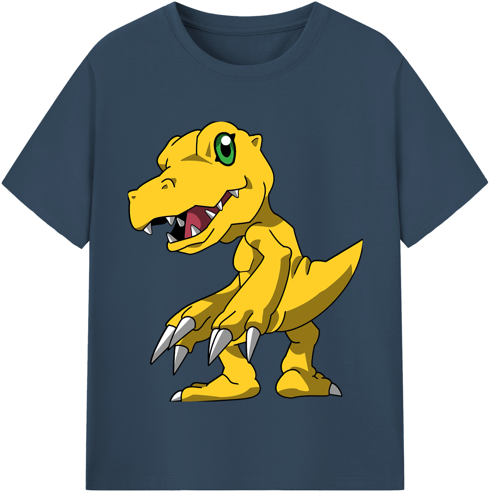 （画像用） Digimon デジタルモンスター/デジモン 綿100％半袖Tシャツ（フロントプリント）