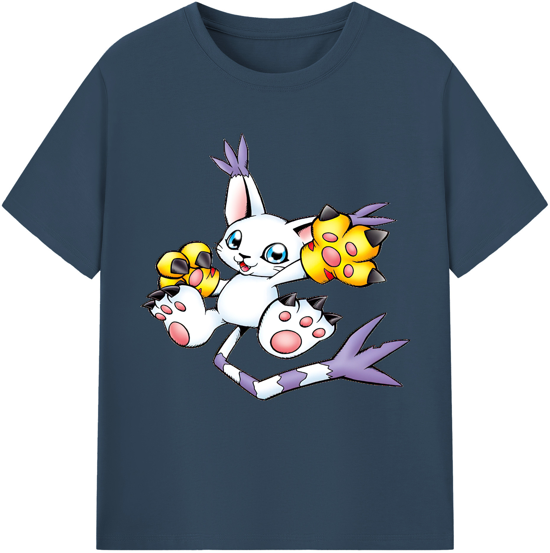 （画像用） Digimon デジタルモンスター/デジモン 綿100％半袖Tシャツ（フロントプリント）