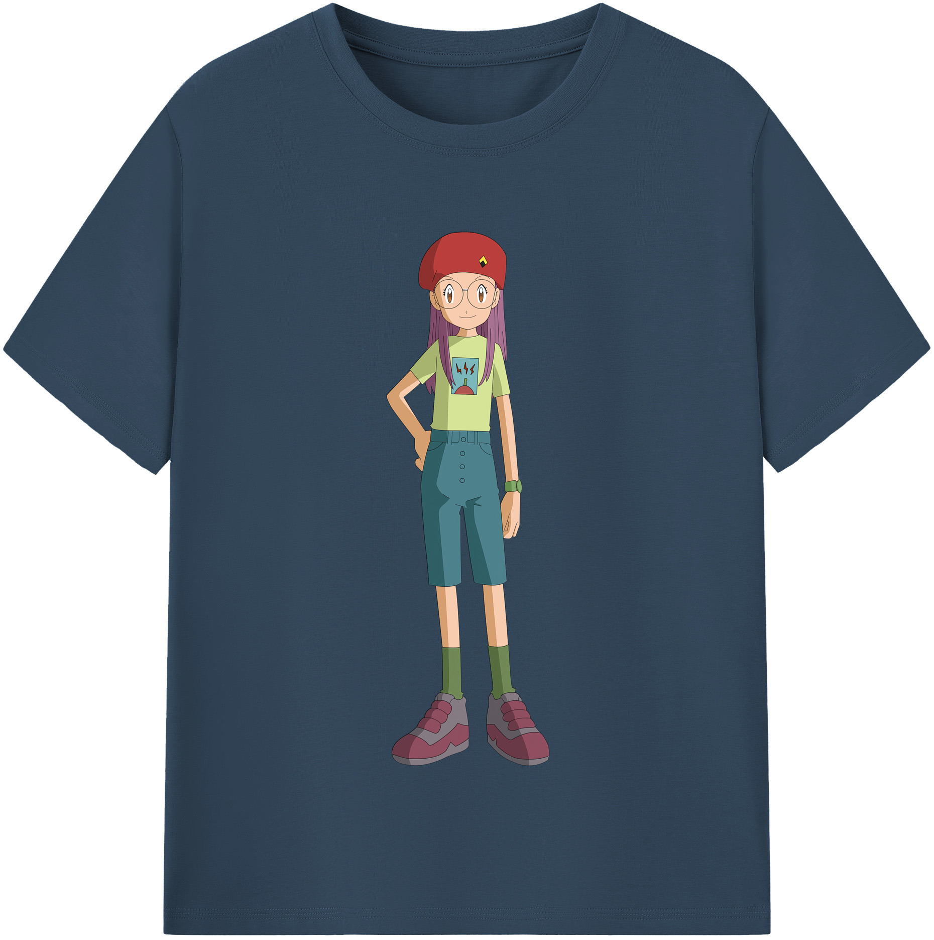 （画像用） Digimon デジタルモンスター/デジモン 綿100％半袖Tシャツ（フロントプリント）