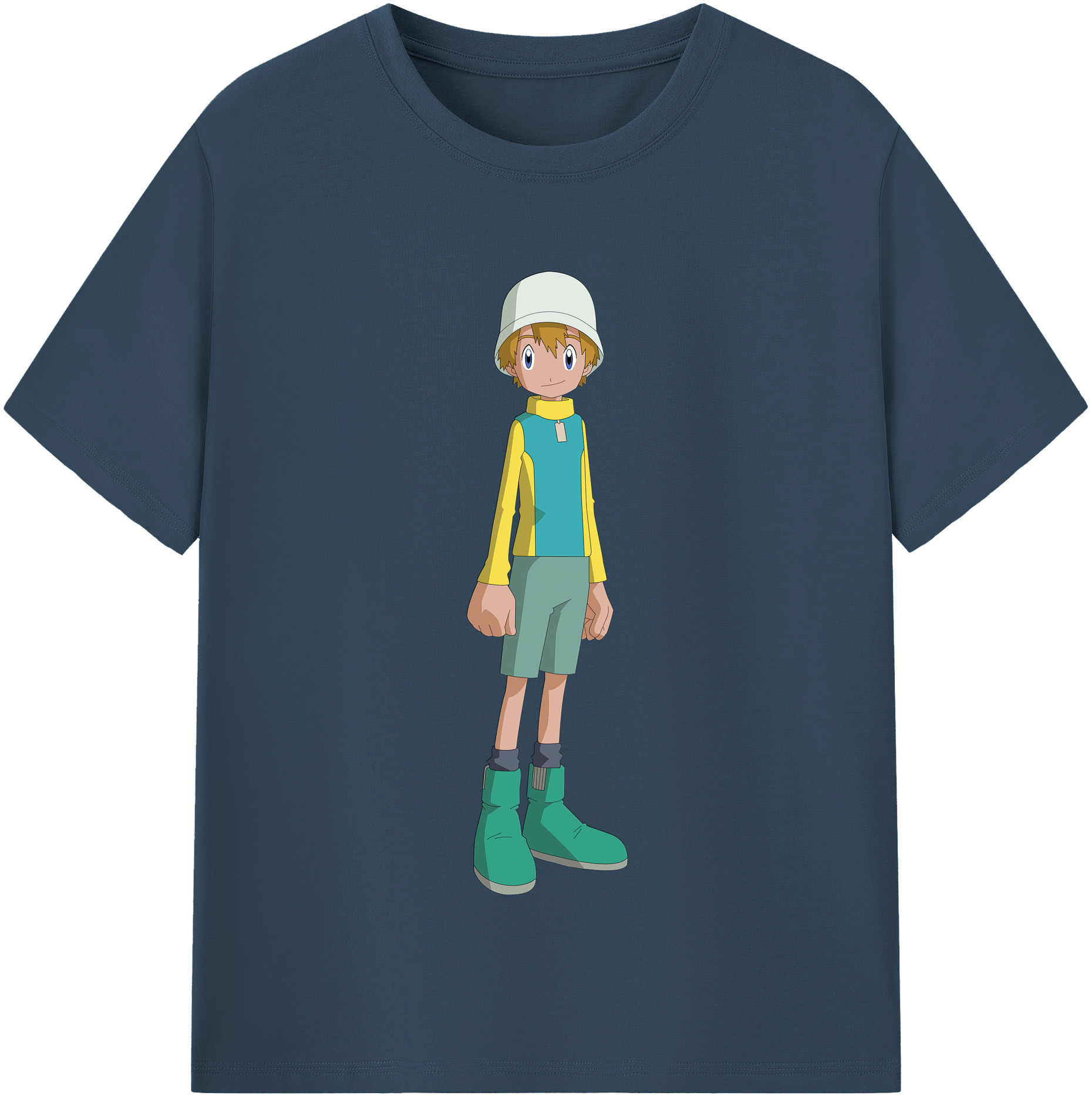 （画像用） Digimon デジタルモンスター/デジモン 綿100％半袖Tシャツ（フロントプリント）