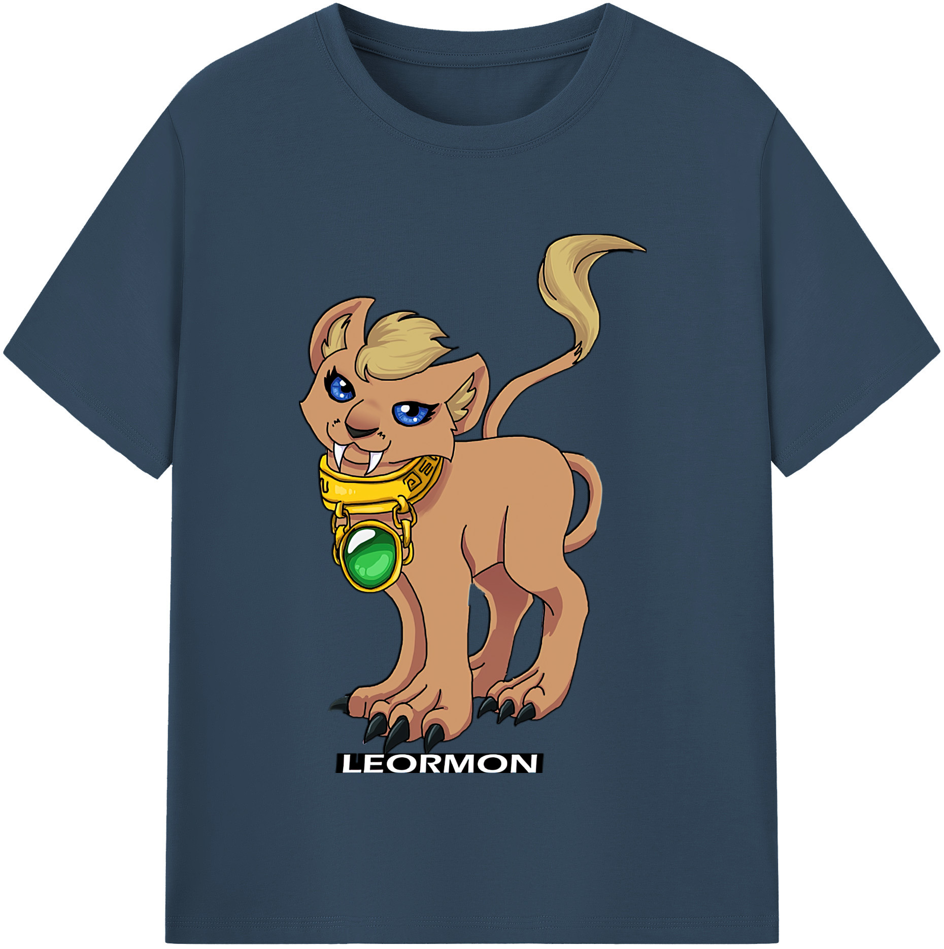 （画像用） Digimon デジタルモンスター/デジモン 綿100％半袖Tシャツ（フロントプリント）