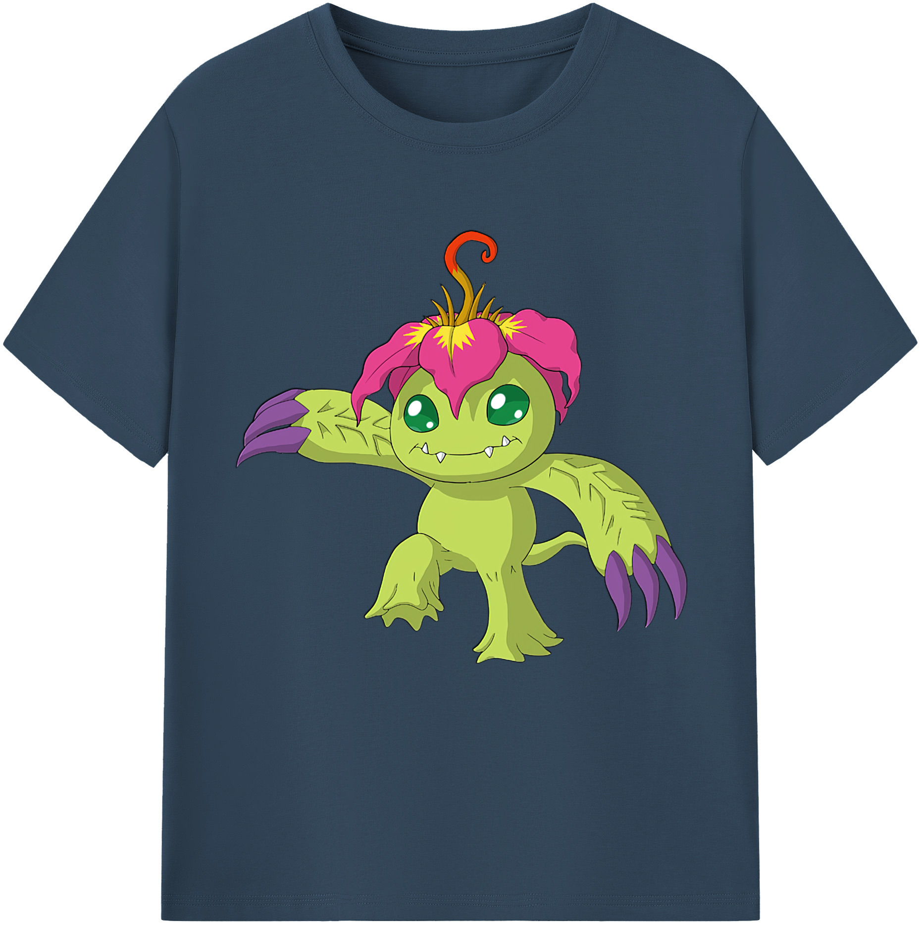 （画像用） Digimon デジタルモンスター/デジモン 綿100％半袖Tシャツ（フロントプリント）