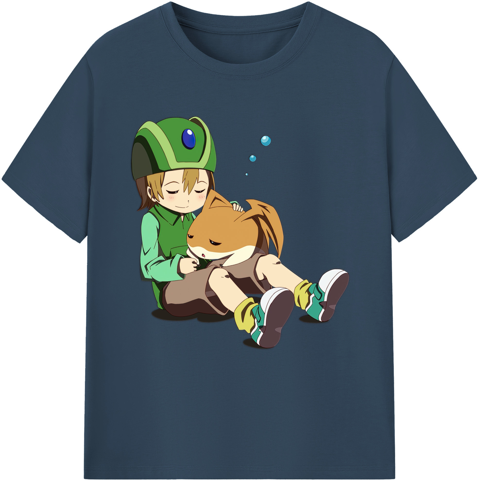 （画像用） Digimon デジタルモンスター/デジモン 綿100％半袖Tシャツ（フロントプリント）