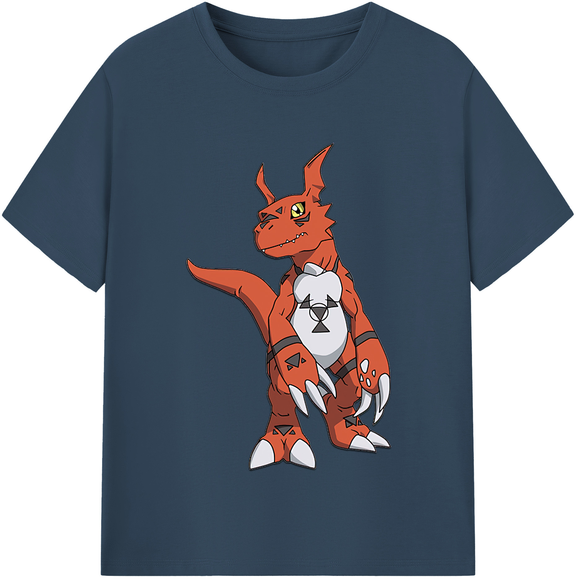（画像用） Digimon デジタルモンスター/デジモン 綿100％半袖Tシャツ（フロントプリント）