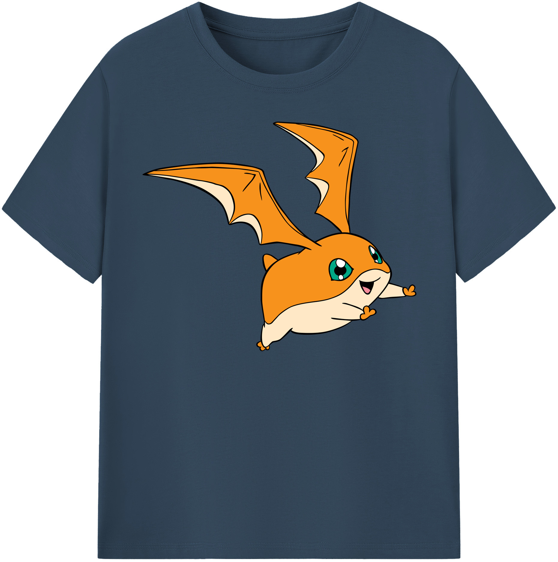 （画像用） Digimon デジタルモンスター/デジモン 綿100％半袖Tシャツ（フロントプリント）