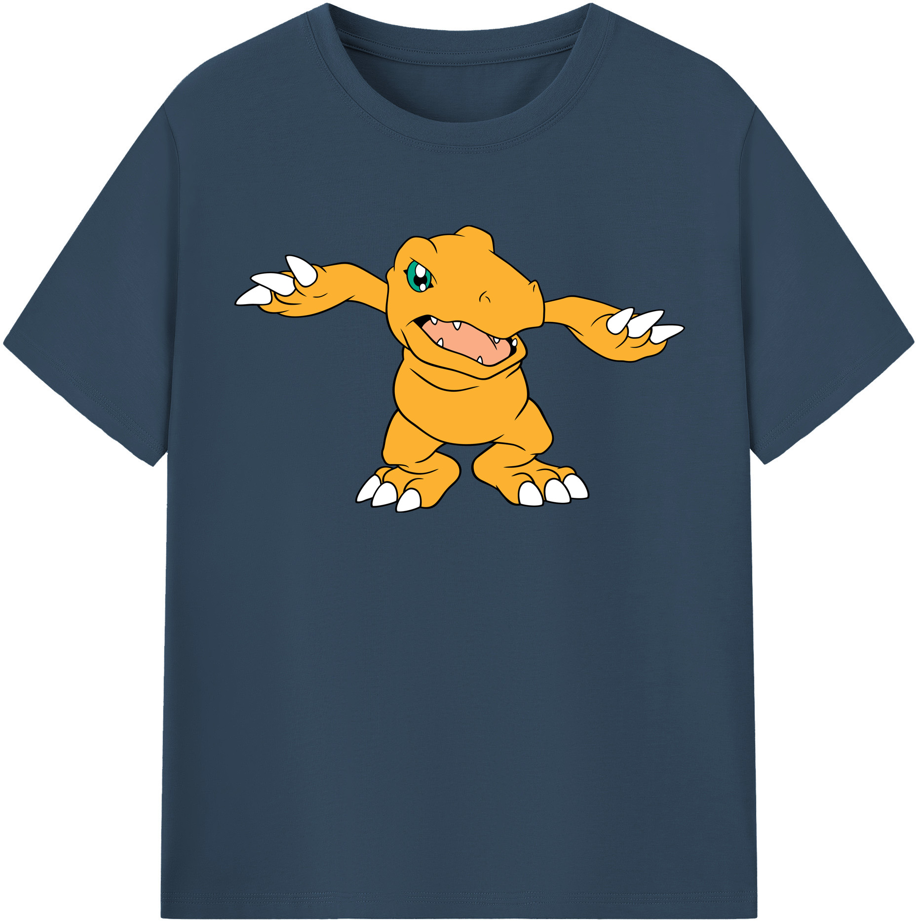 （画像用） Digimon デジタルモンスター/デジモン 綿100％半袖Tシャツ（フロントプリント）