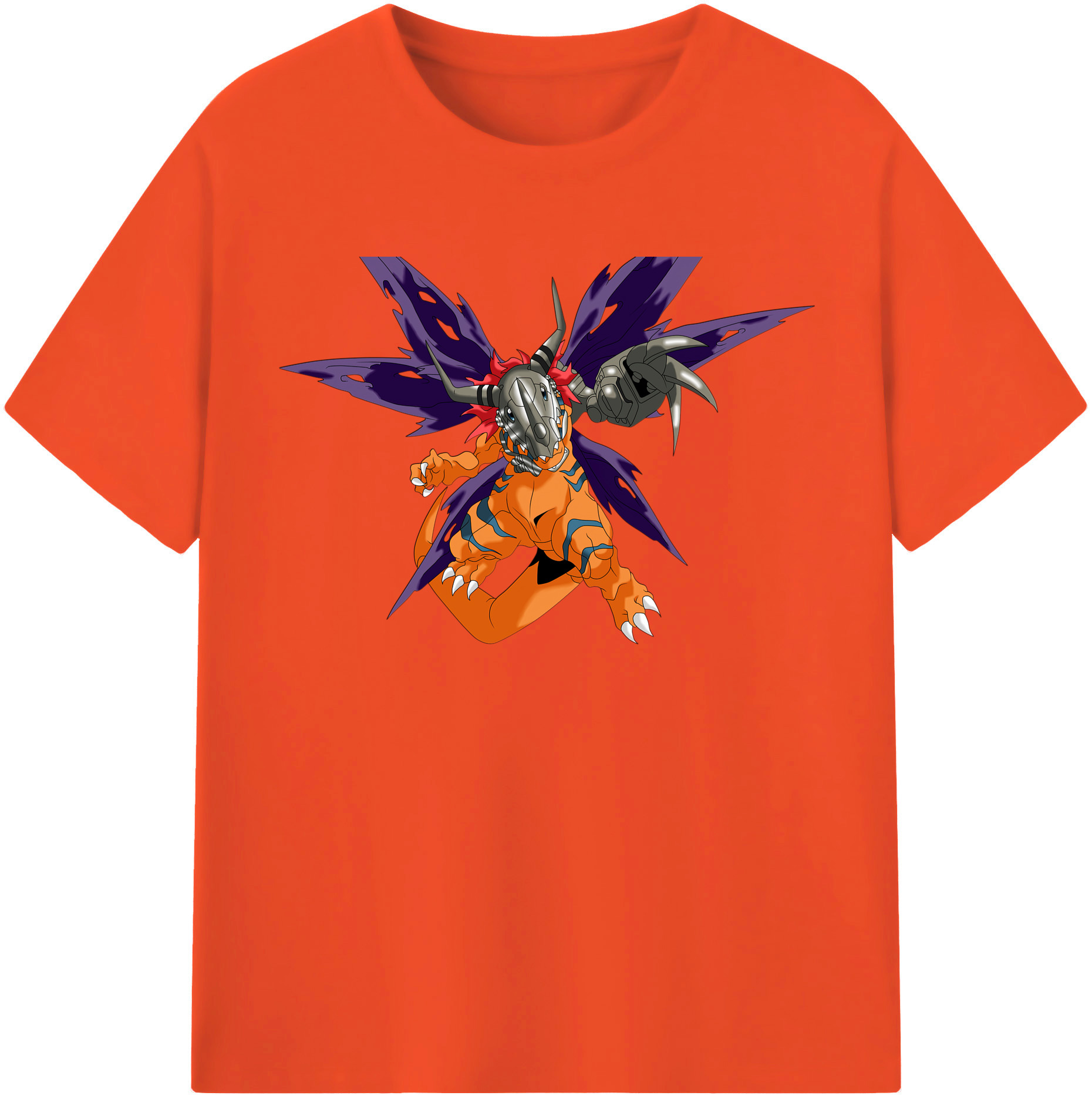 （画像用） Digimon デジタルモンスター/デジモン 綿100％半袖Tシャツ（フロントプリント）