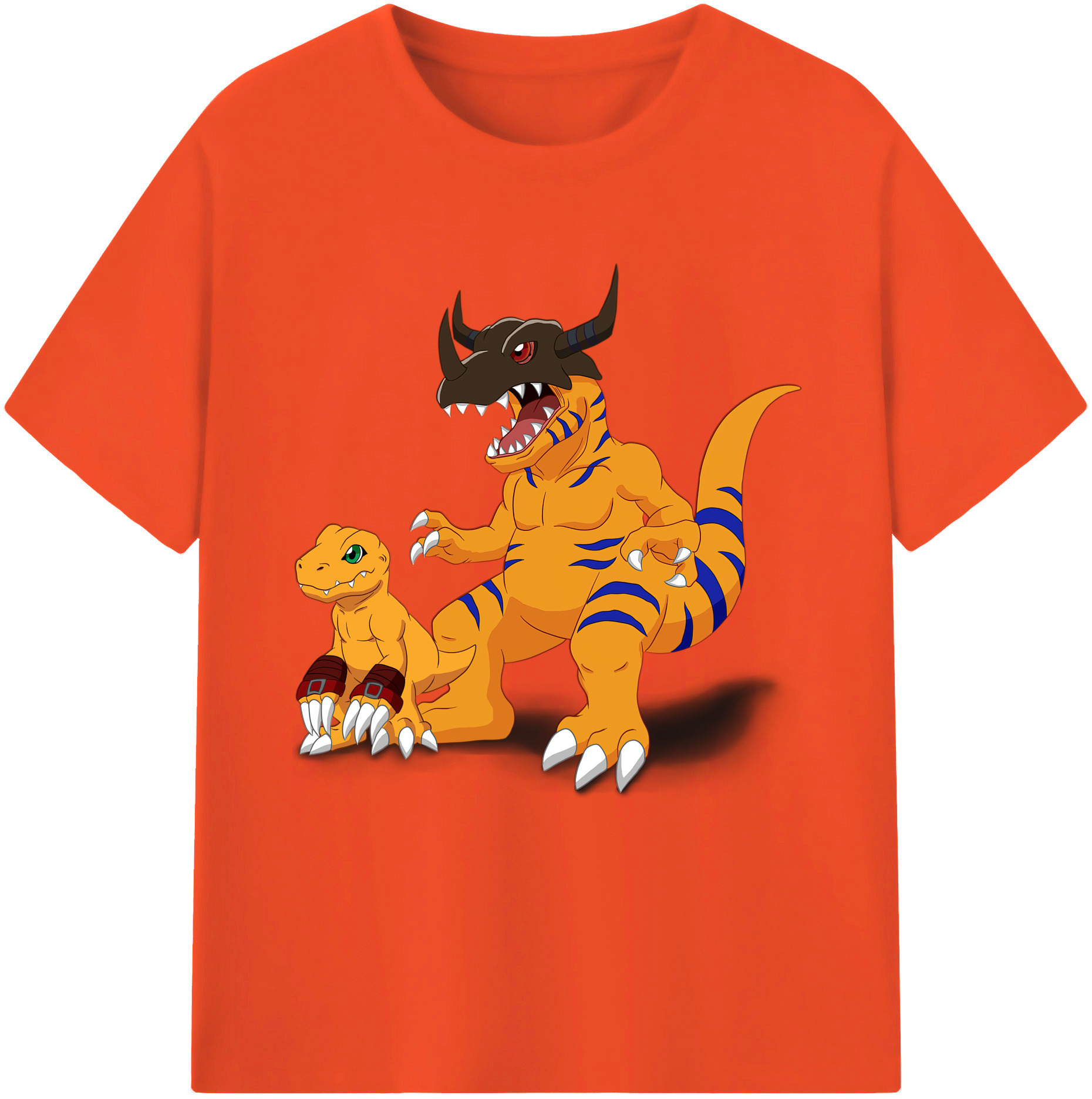 （画像用） Digimon デジタルモンスター/デジモン 綿100％半袖Tシャツ（フロントプリント）