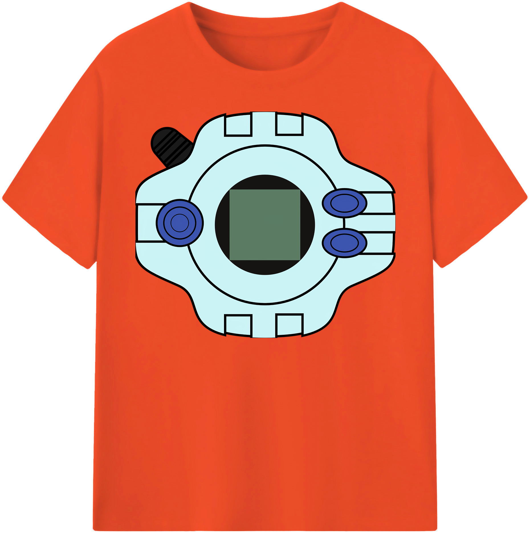 （画像用） Digimon デジタルモンスター/デジモン 綿100％半袖Tシャツ（フロントプリント）