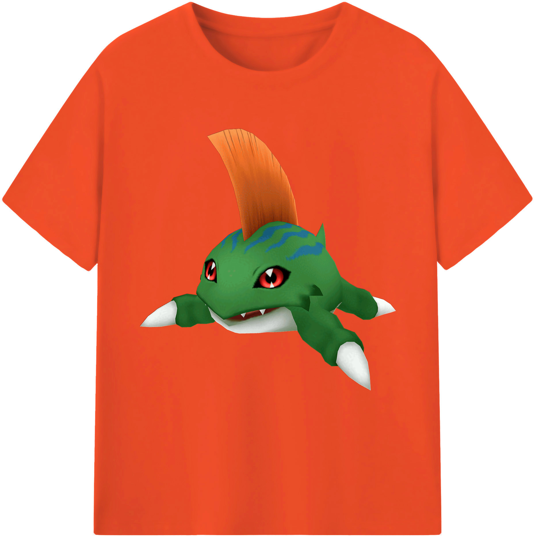 （画像用） Digimon デジタルモンスター/デジモン 綿100％半袖Tシャツ（フロントプリント）