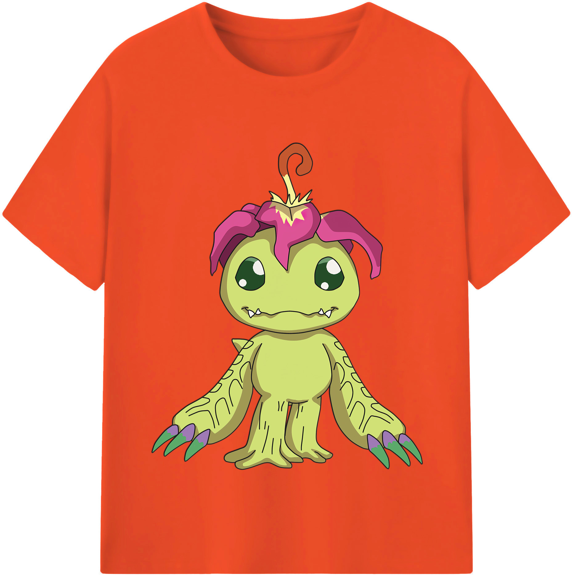 （画像用） Digimon デジタルモンスター/デジモン 綿100％半袖Tシャツ（フロントプリント）