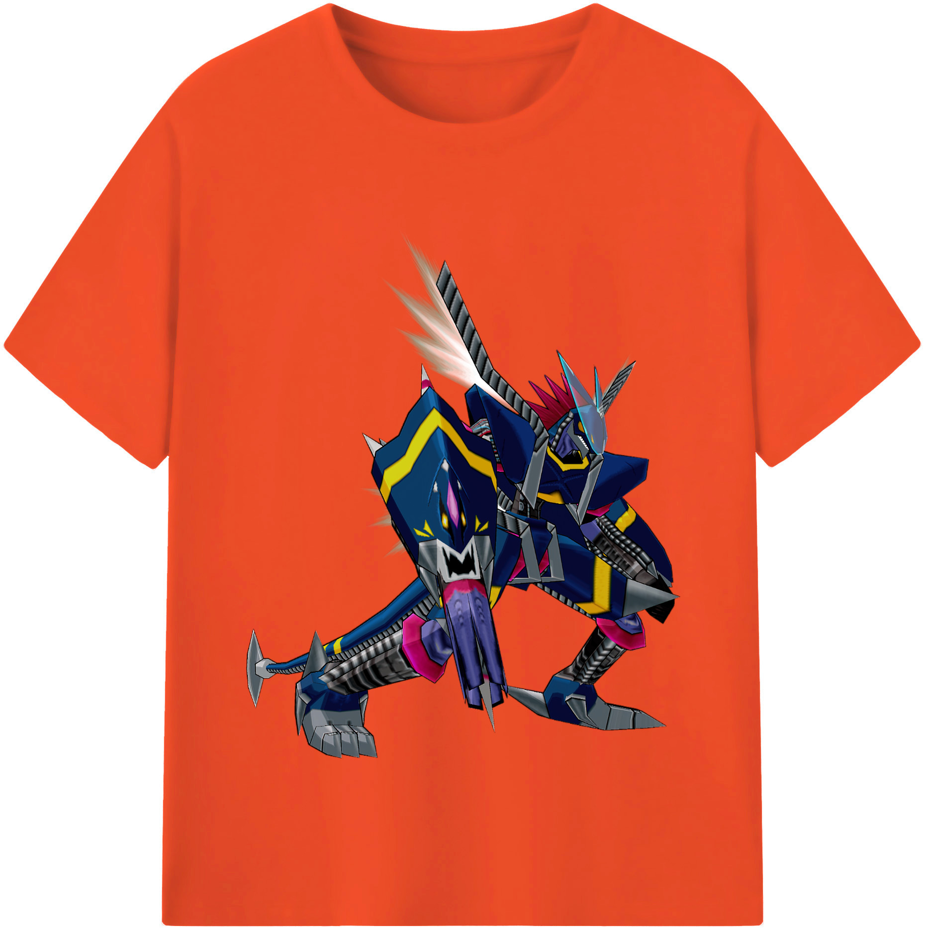 （画像用） Digimon デジタルモンスター/デジモン 綿100％半袖Tシャツ（フロントプリント）