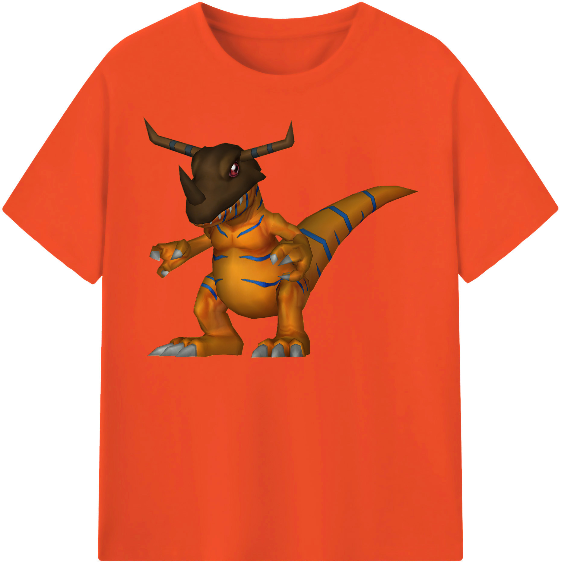 （画像用） Digimon デジタルモンスター/デジモン 綿100％半袖Tシャツ（フロントプリント）