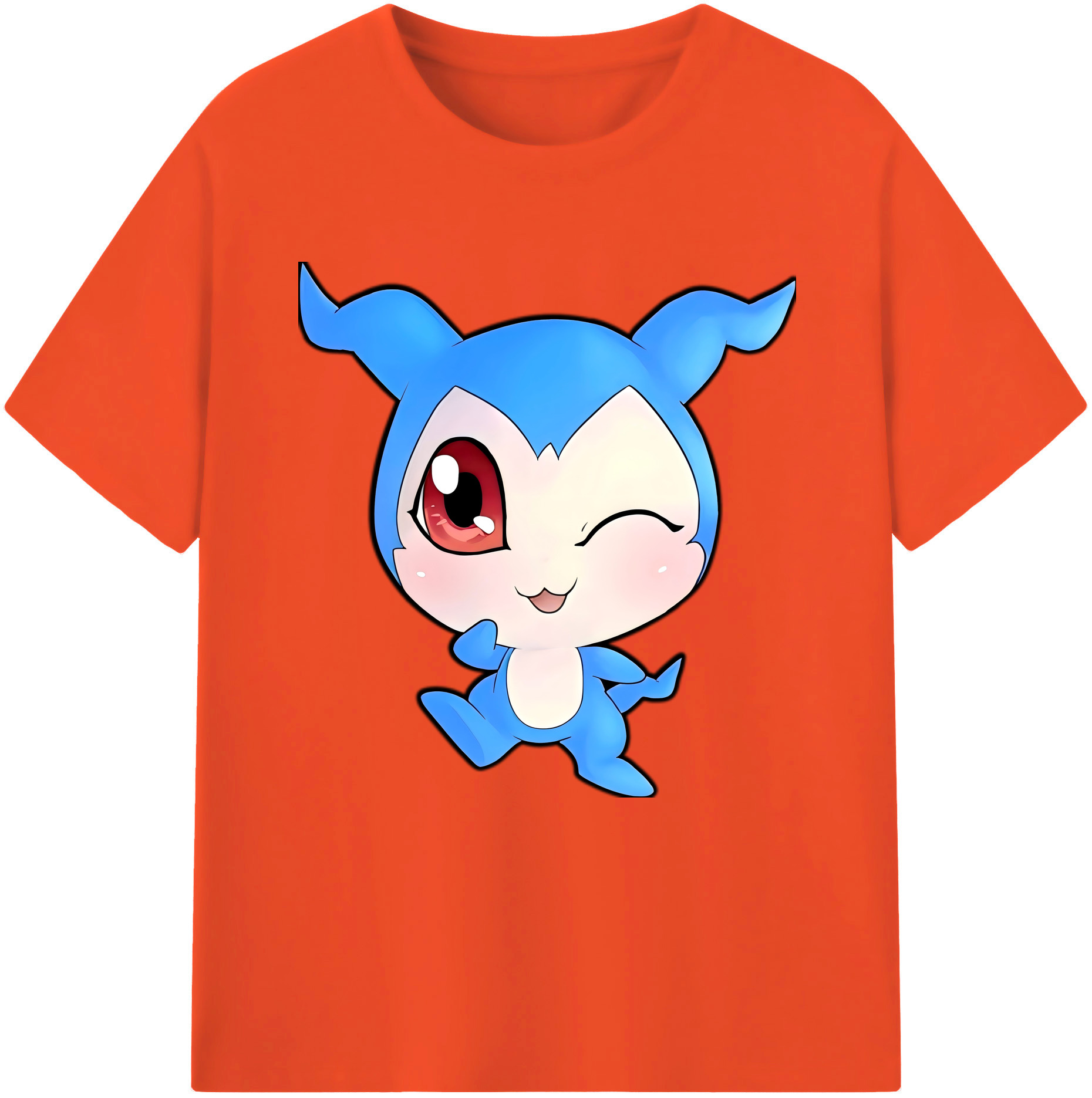 （画像用） Digimon デジタルモンスター/デジモン 綿100％半袖Tシャツ（フロントプリント）
