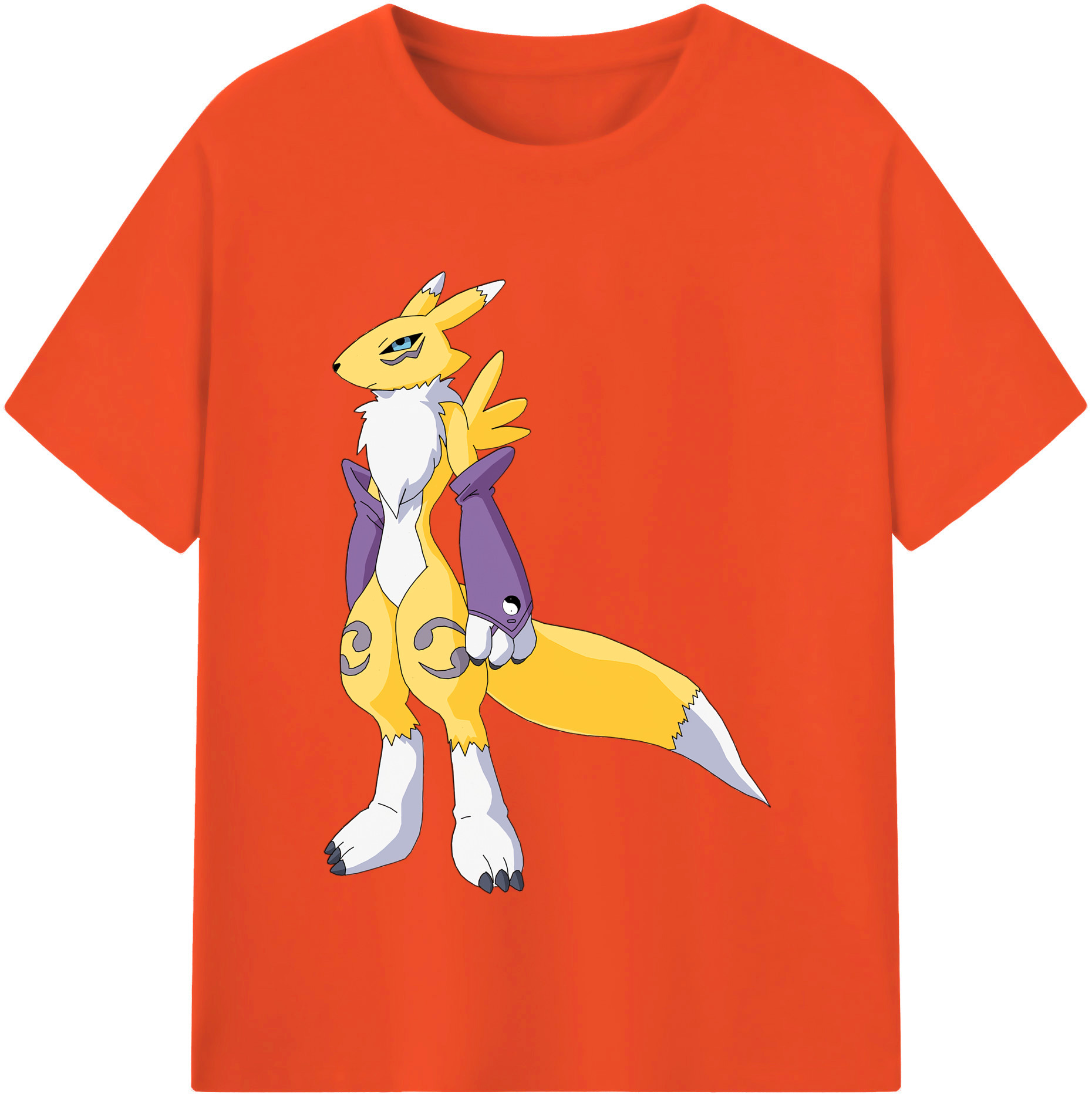 （画像用） Digimon デジタルモンスター/デジモン 綿100％半袖Tシャツ（フロントプリント）