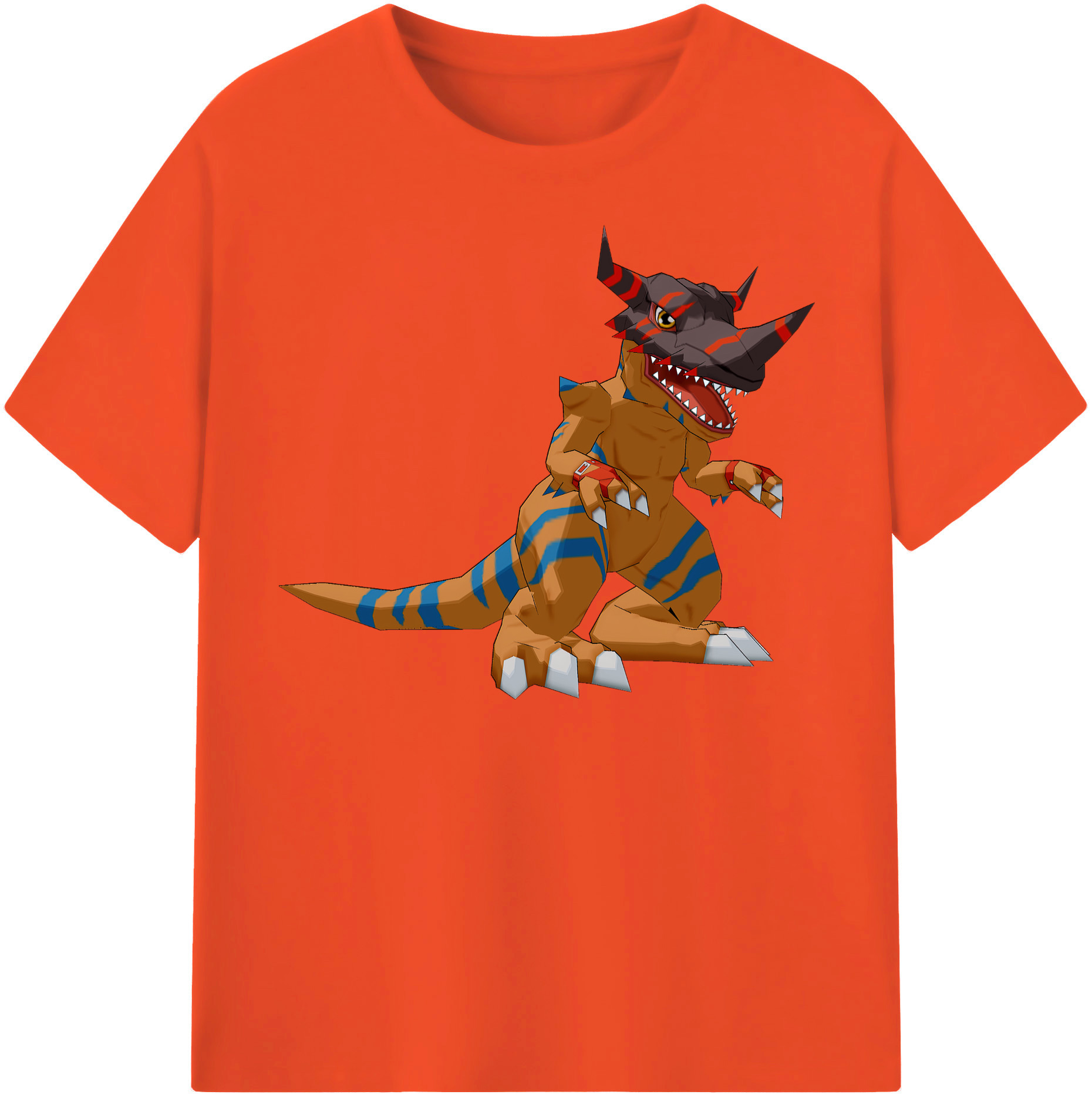 （画像用） Digimon デジタルモンスター/デジモン 綿100％半袖Tシャツ（フロントプリント）