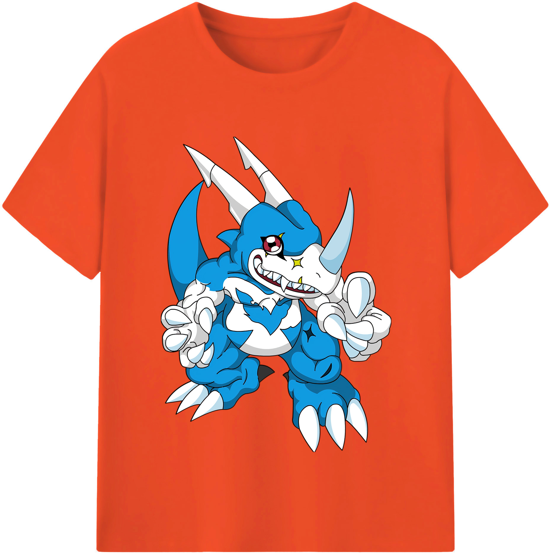 （画像用） Digimon デジタルモンスター/デジモン 綿100％半袖Tシャツ（フロントプリント）
