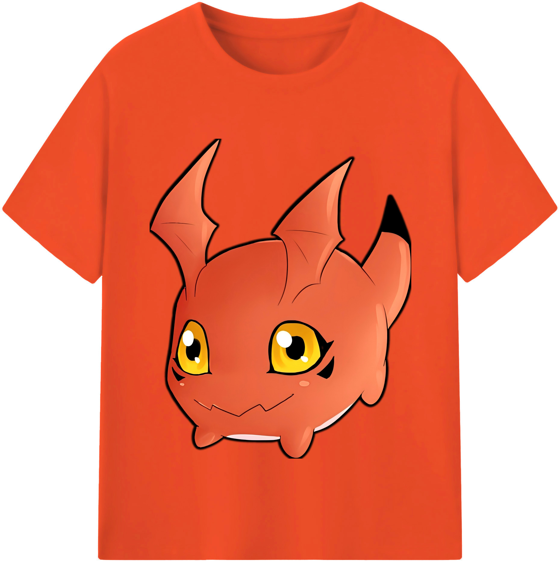 （画像用） Digimon デジタルモンスター/デジモン 綿100％半袖Tシャツ（フロントプリント）
