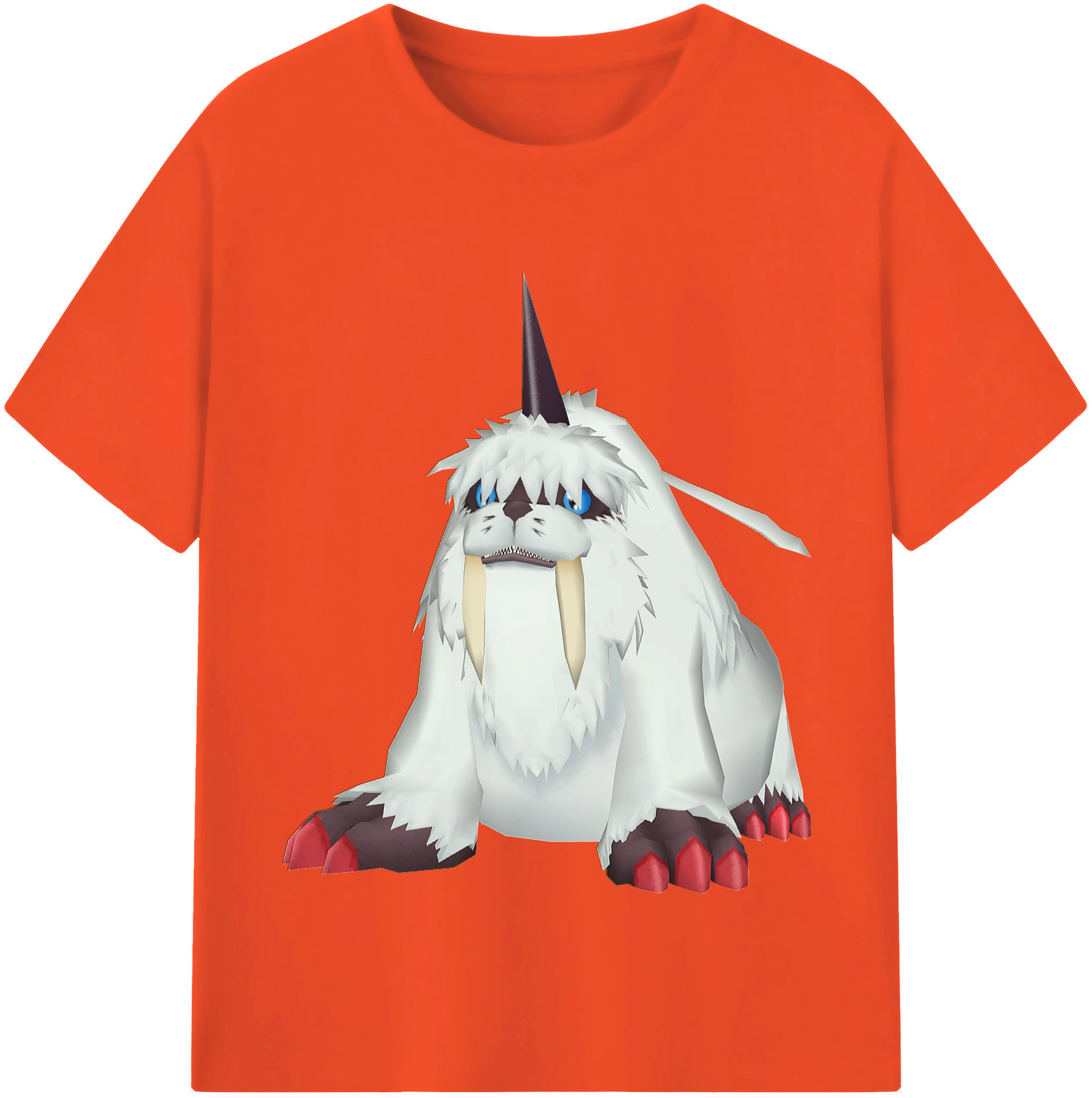 （画像用） Digimon デジタルモンスター/デジモン 綿100％半袖Tシャツ（フロントプリント）