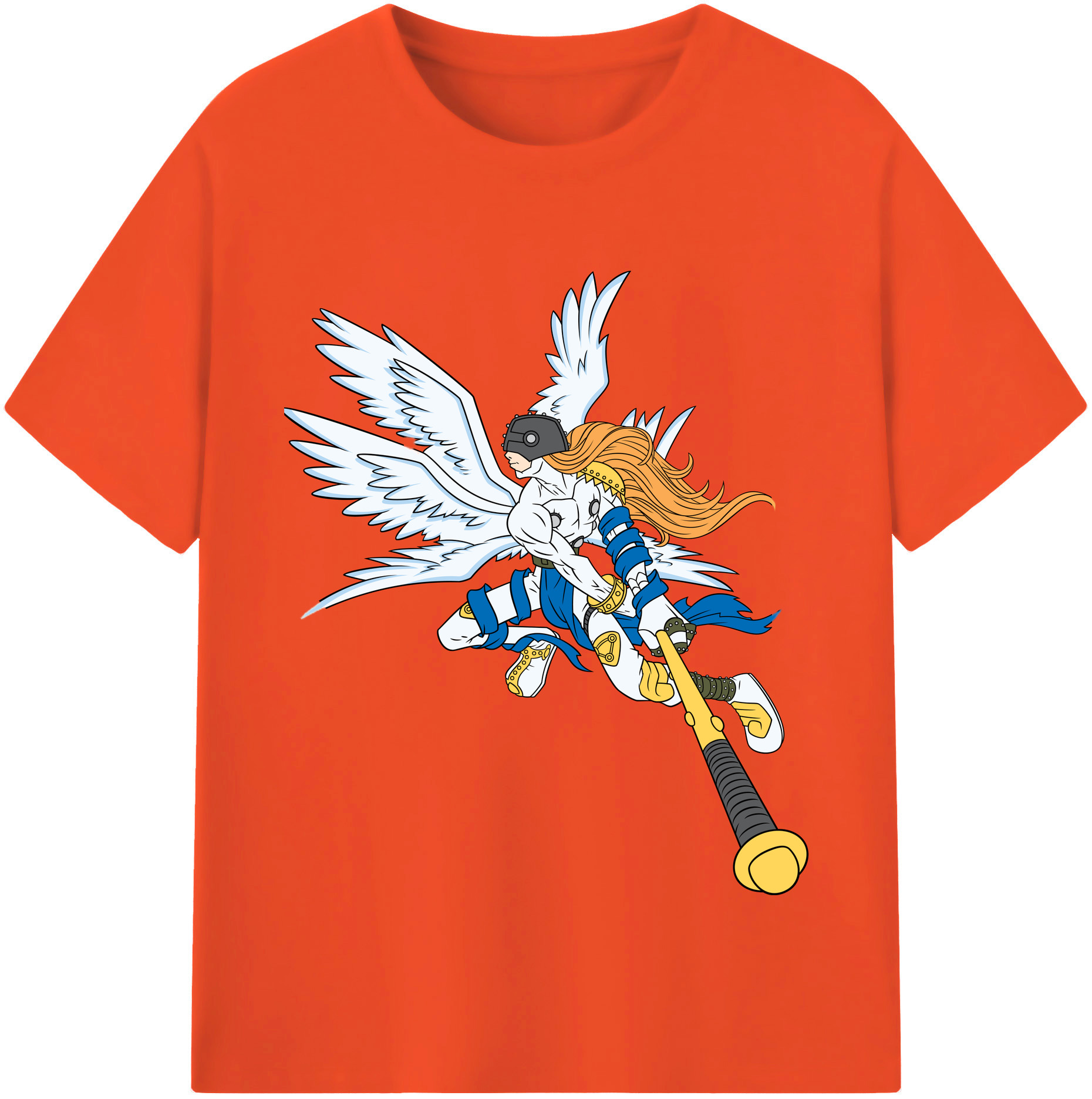 （画像用） Digimon デジタルモンスター/デジモン 綿100％半袖Tシャツ（フロントプリント）