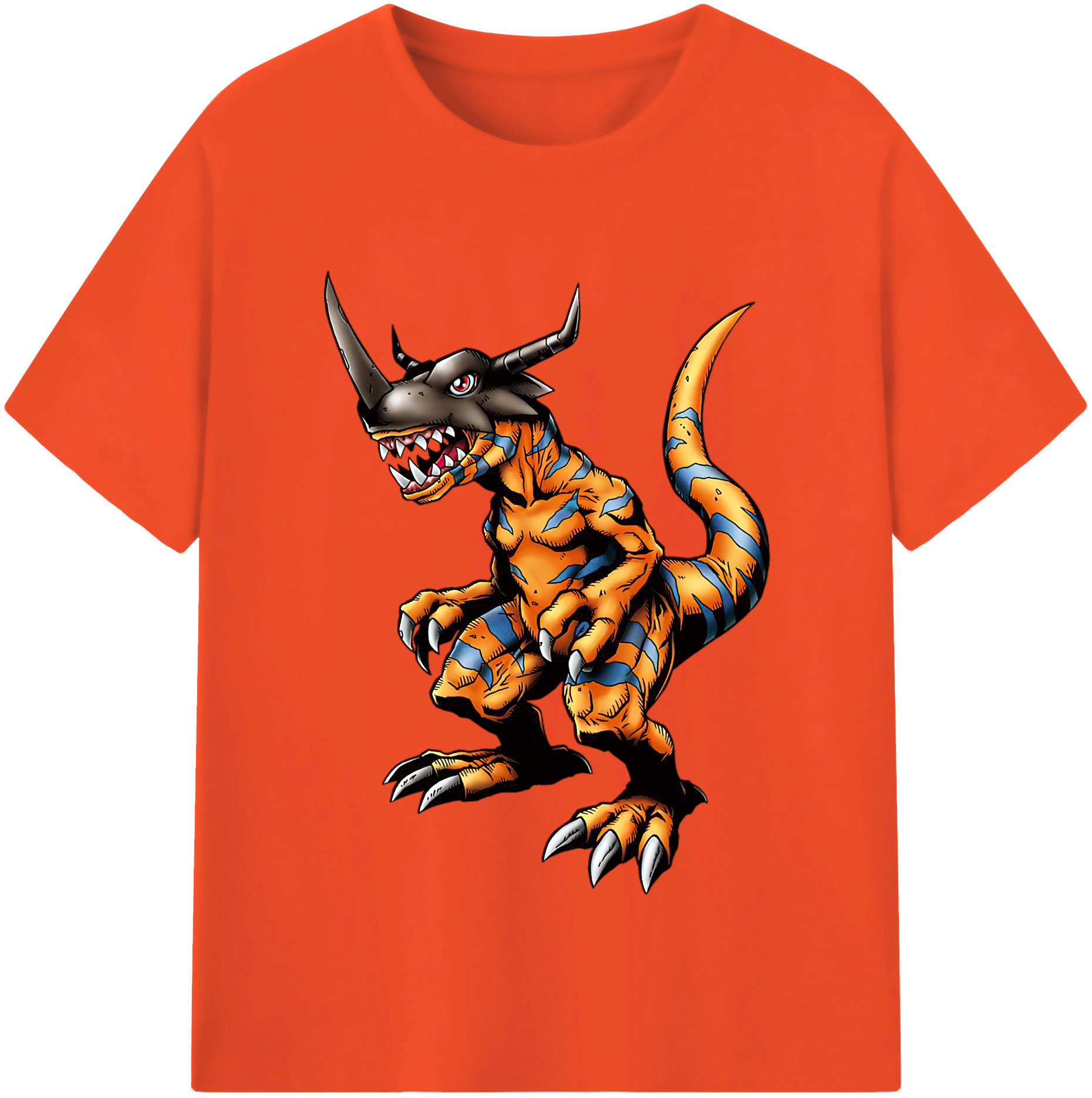 （画像用） Digimon デジタルモンスター/デジモン 綿100％半袖Tシャツ（フロントプリント）