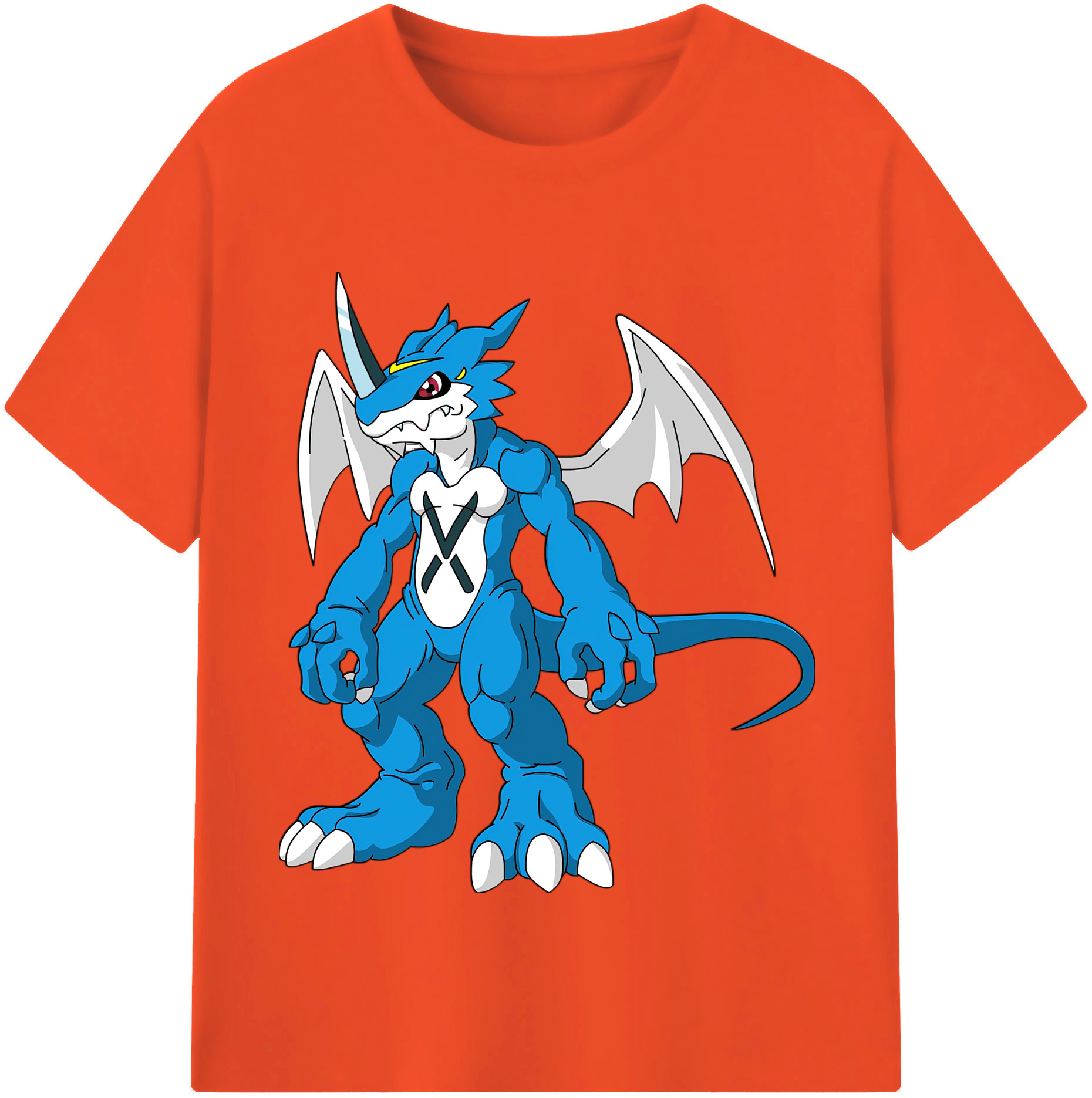（画像用） Digimon デジタルモンスター/デジモン 綿100％半袖Tシャツ（フロントプリント）