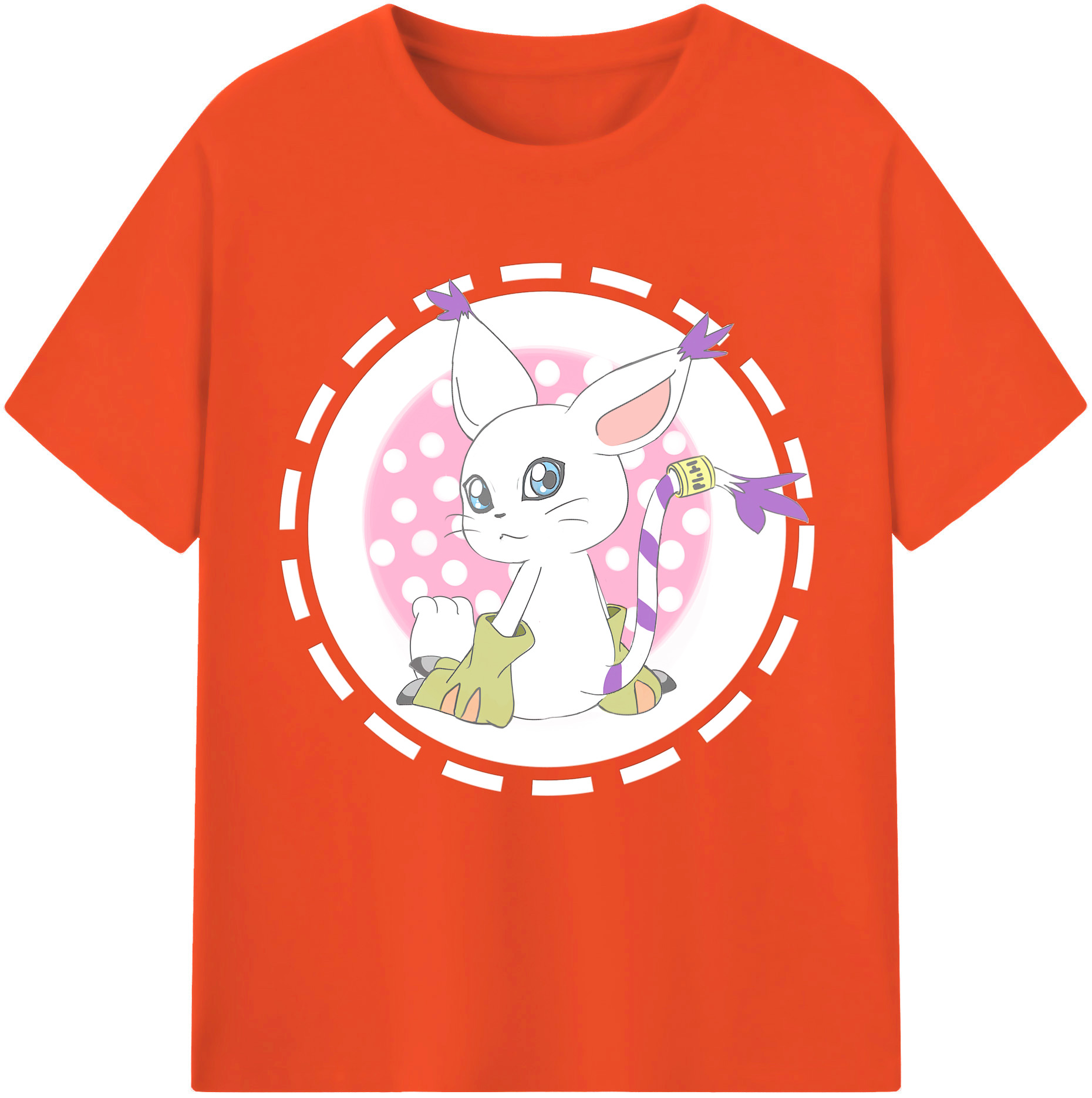 （画像用） Digimon デジタルモンスター/デジモン 綿100％半袖Tシャツ（フロントプリント）