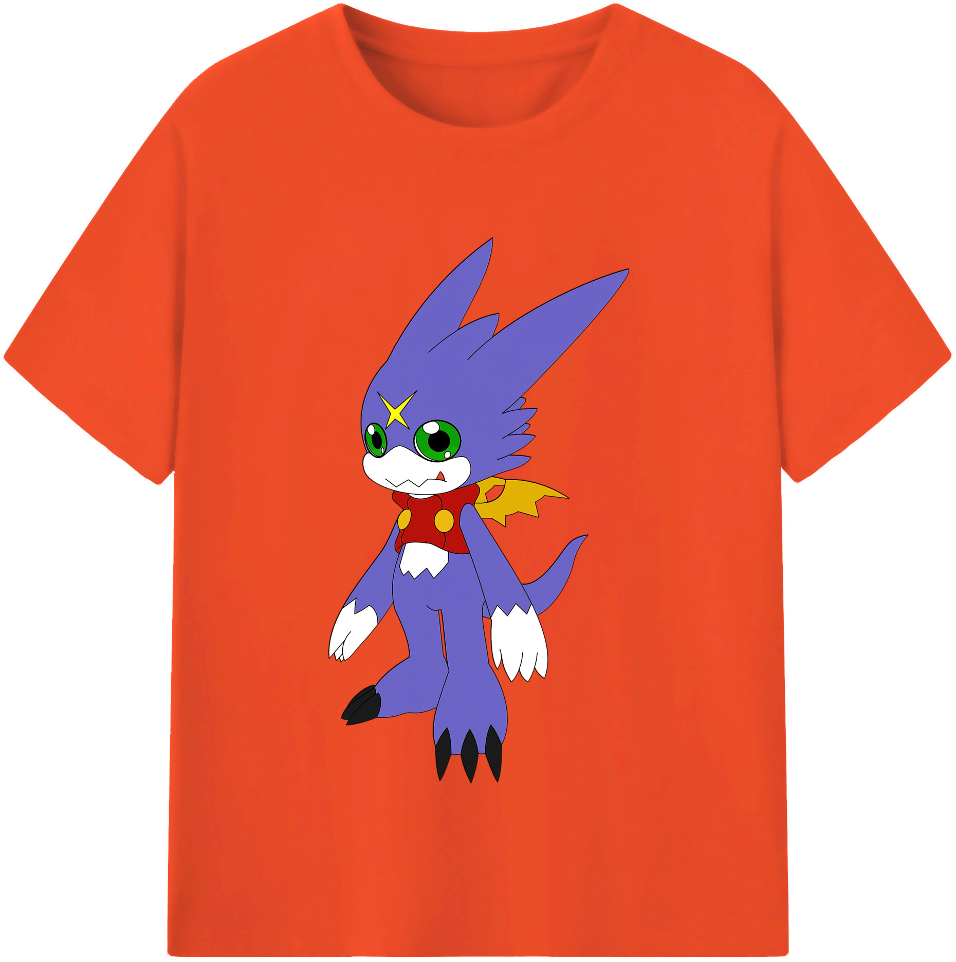 （画像用） Digimon デジタルモンスター/デジモン 綿100％半袖Tシャツ（フロントプリント）