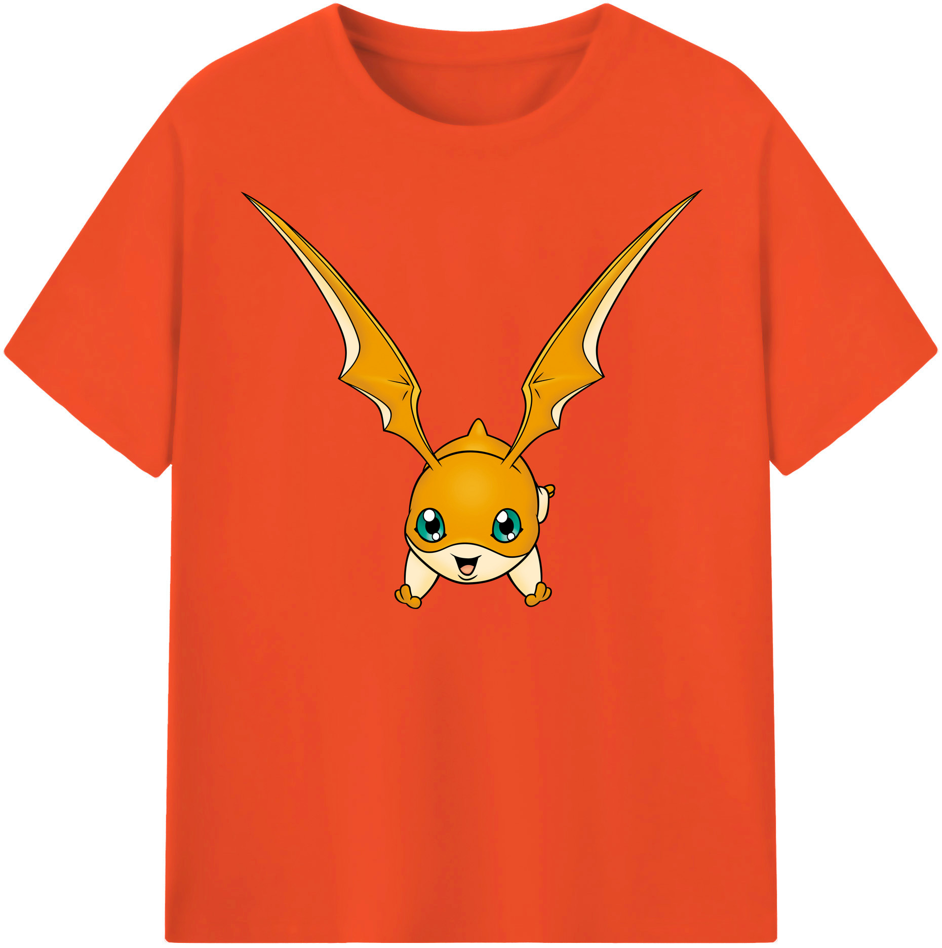 （画像用） Digimon デジタルモンスター/デジモン 綿100％半袖Tシャツ（フロントプリント）