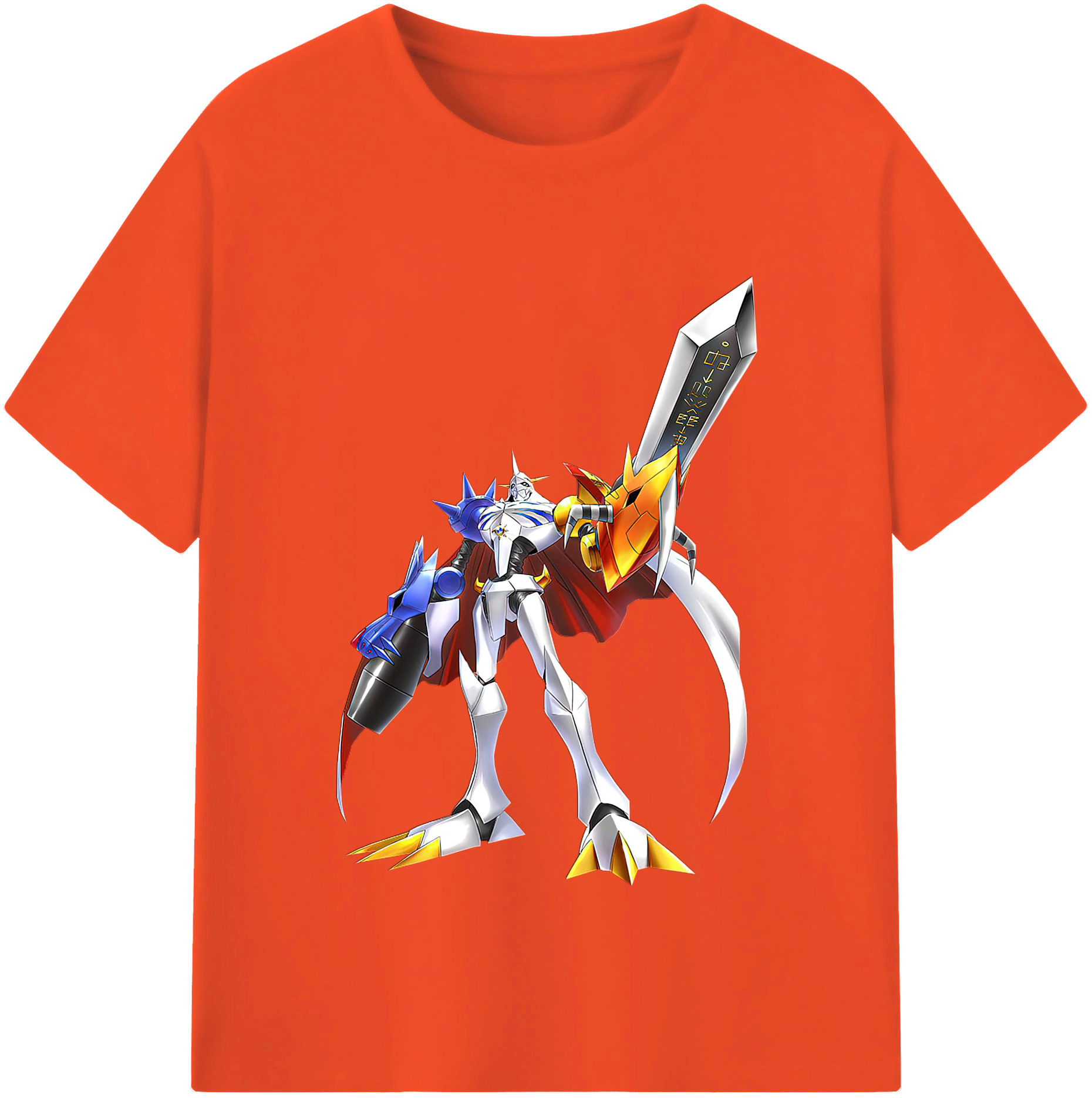 （画像用） Digimon デジタルモンスター/デジモン 綿100％半袖Tシャツ（フロントプリント）
